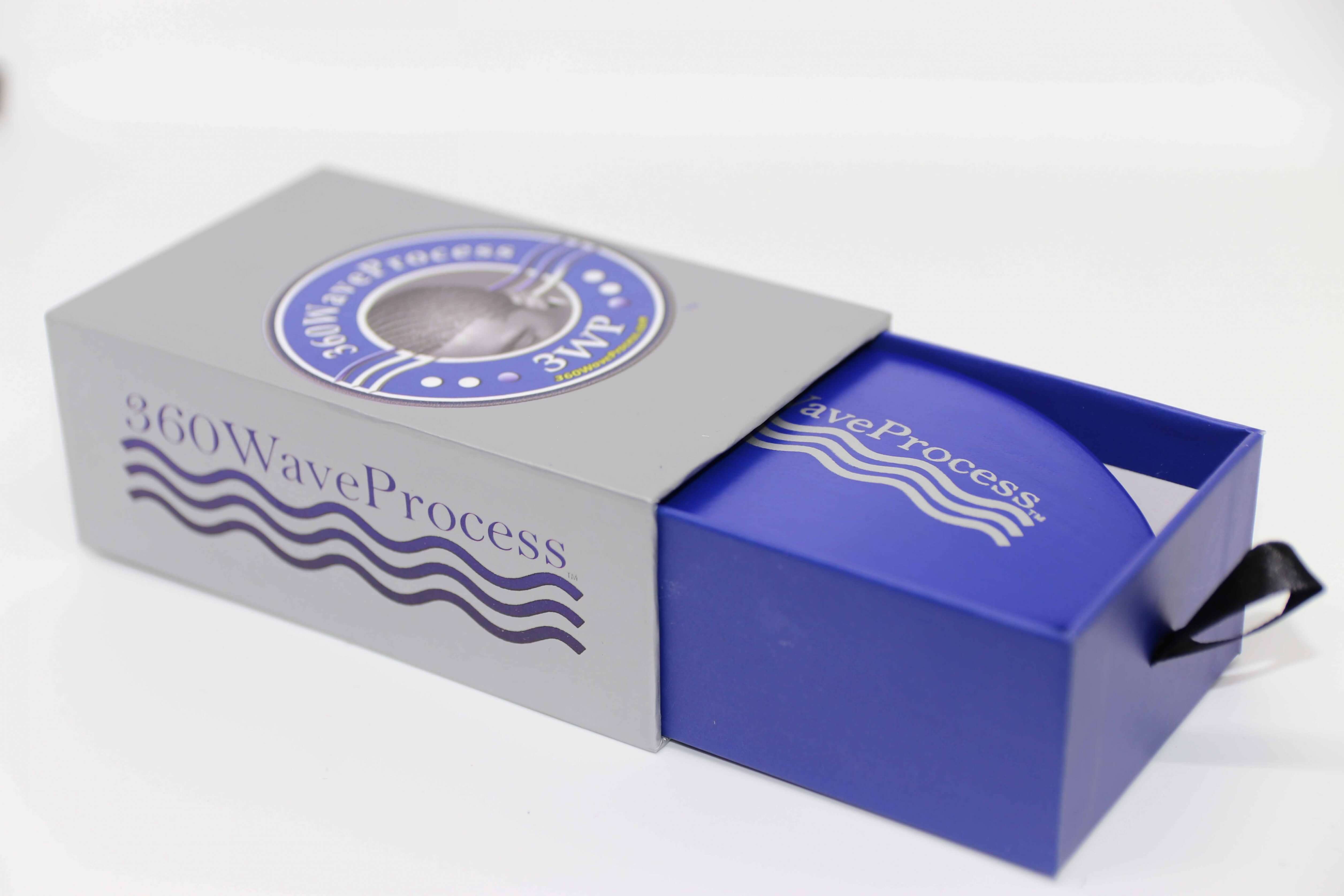 Blue 3WP Curved Oval 360 Wave Brush