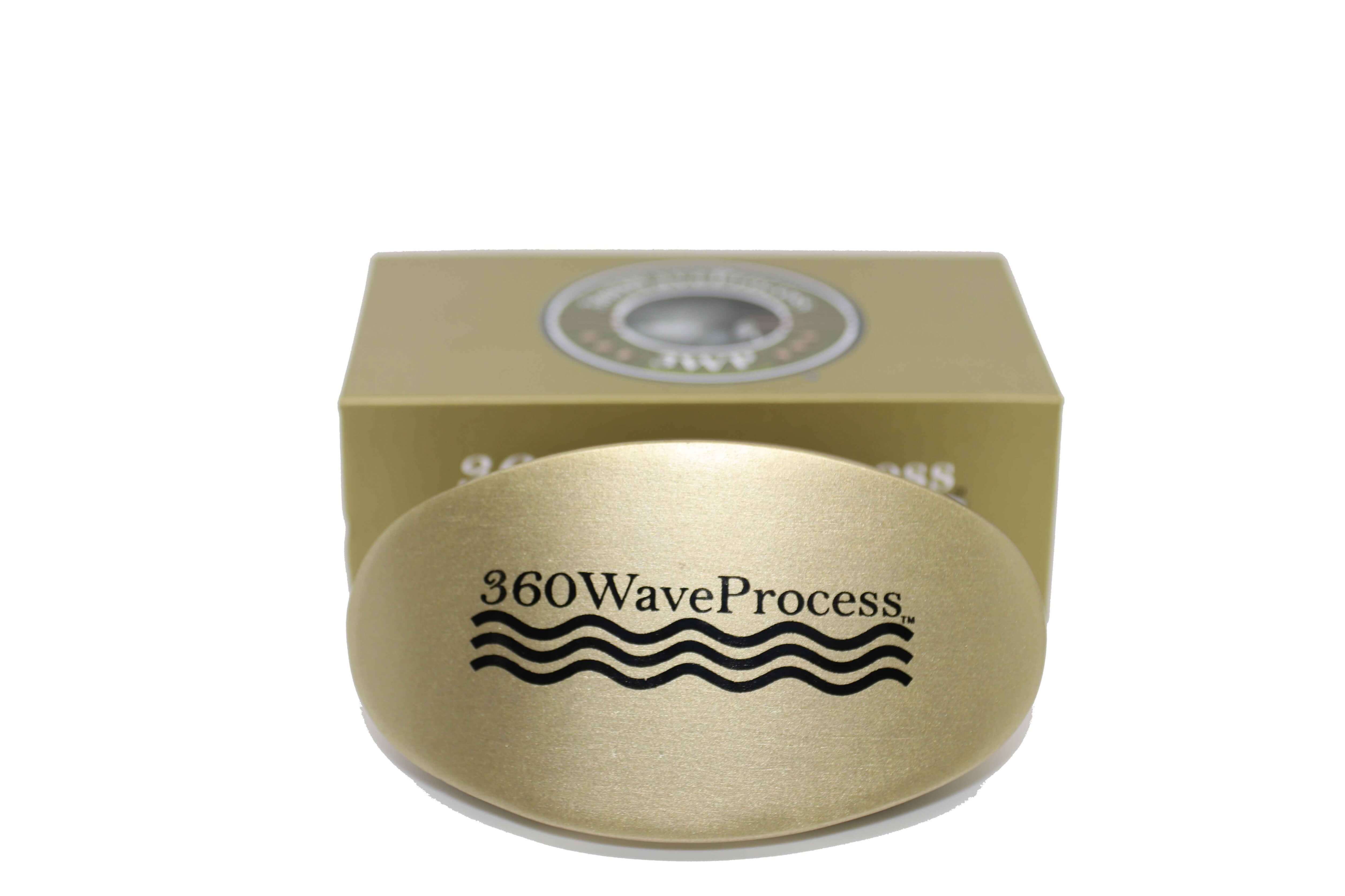 Gold 3WP Oval 360 wave brush
