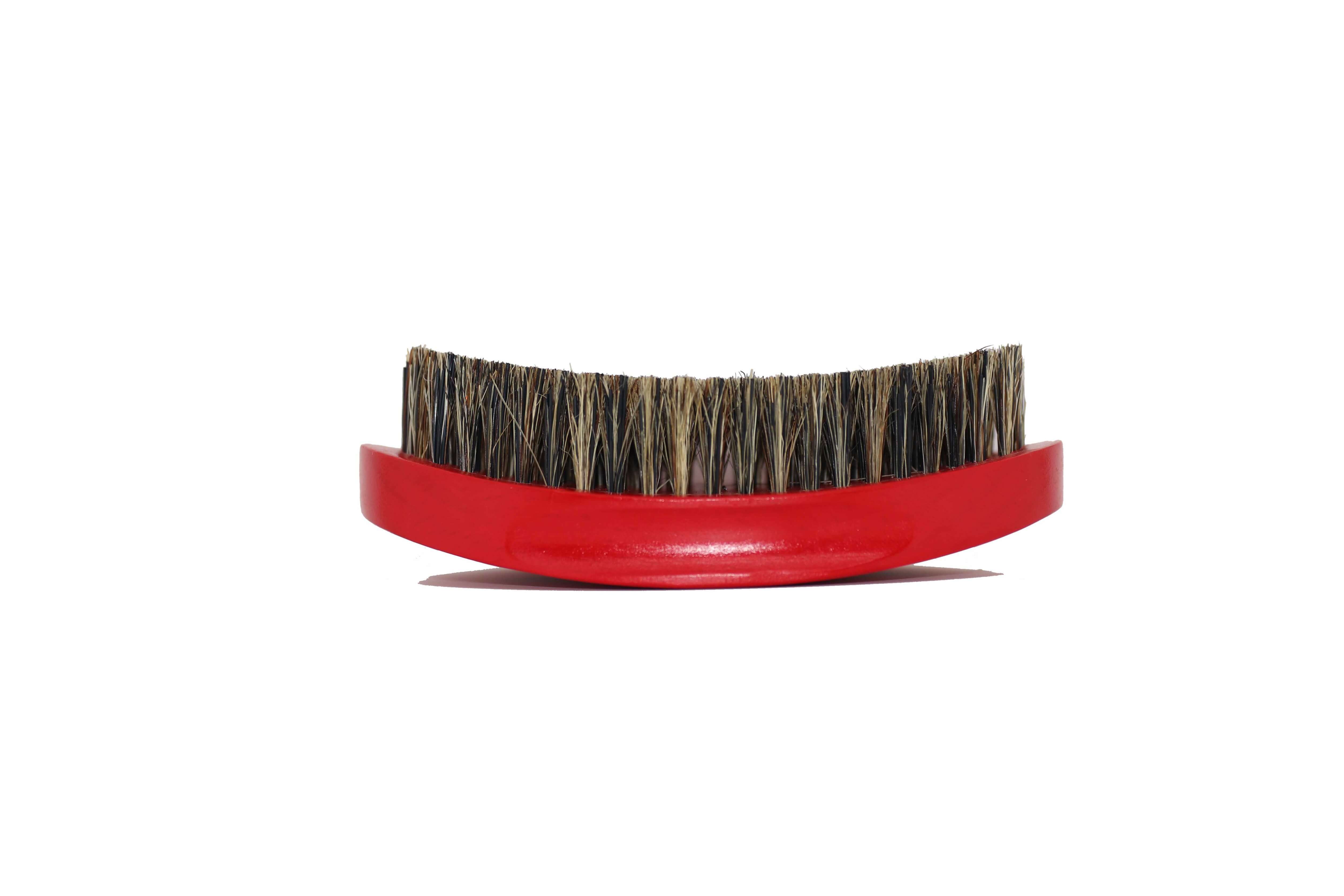 3WP Curved Oval Red 360 Wave Brush