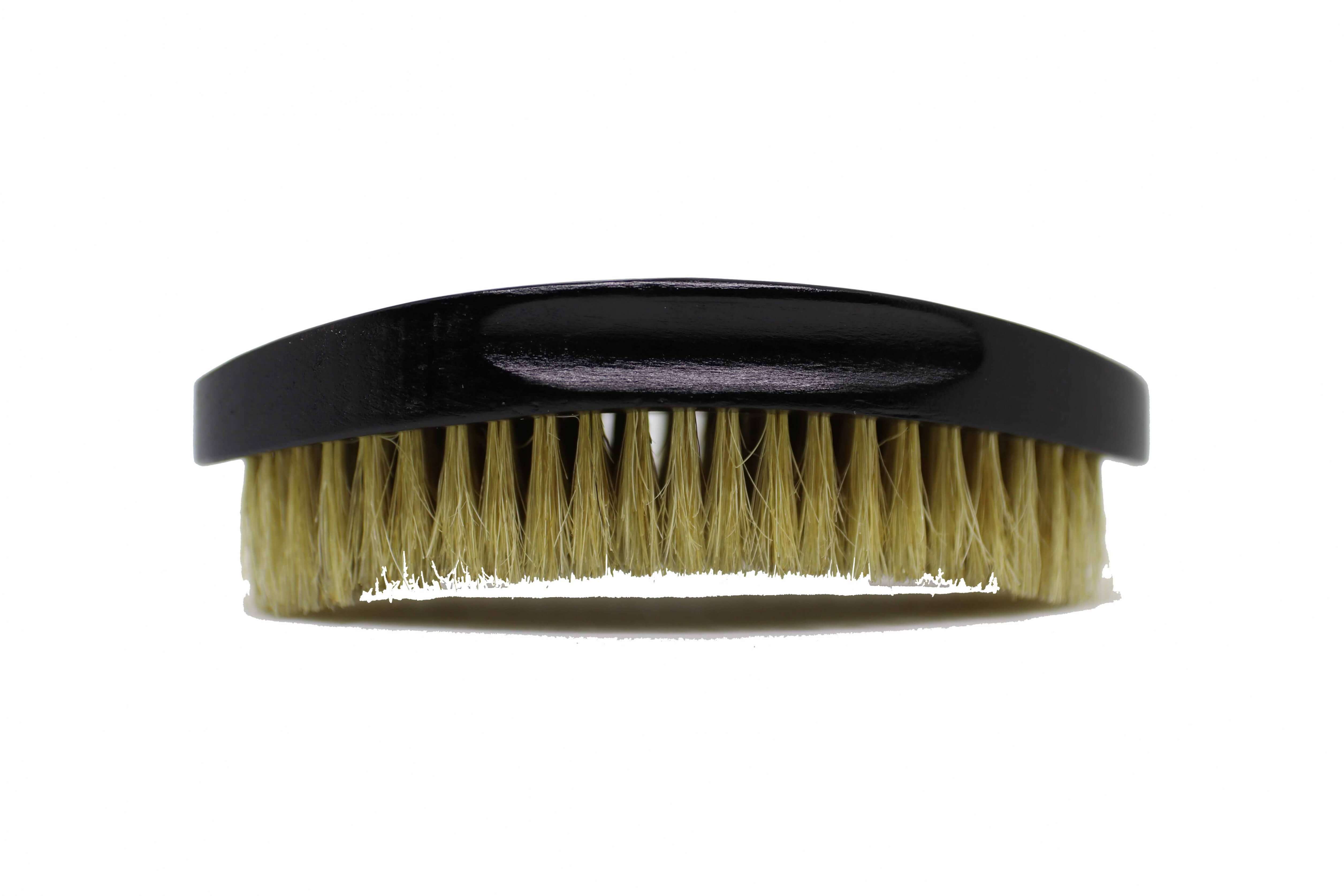 Curved Black 3WP oval 360 Wave brush