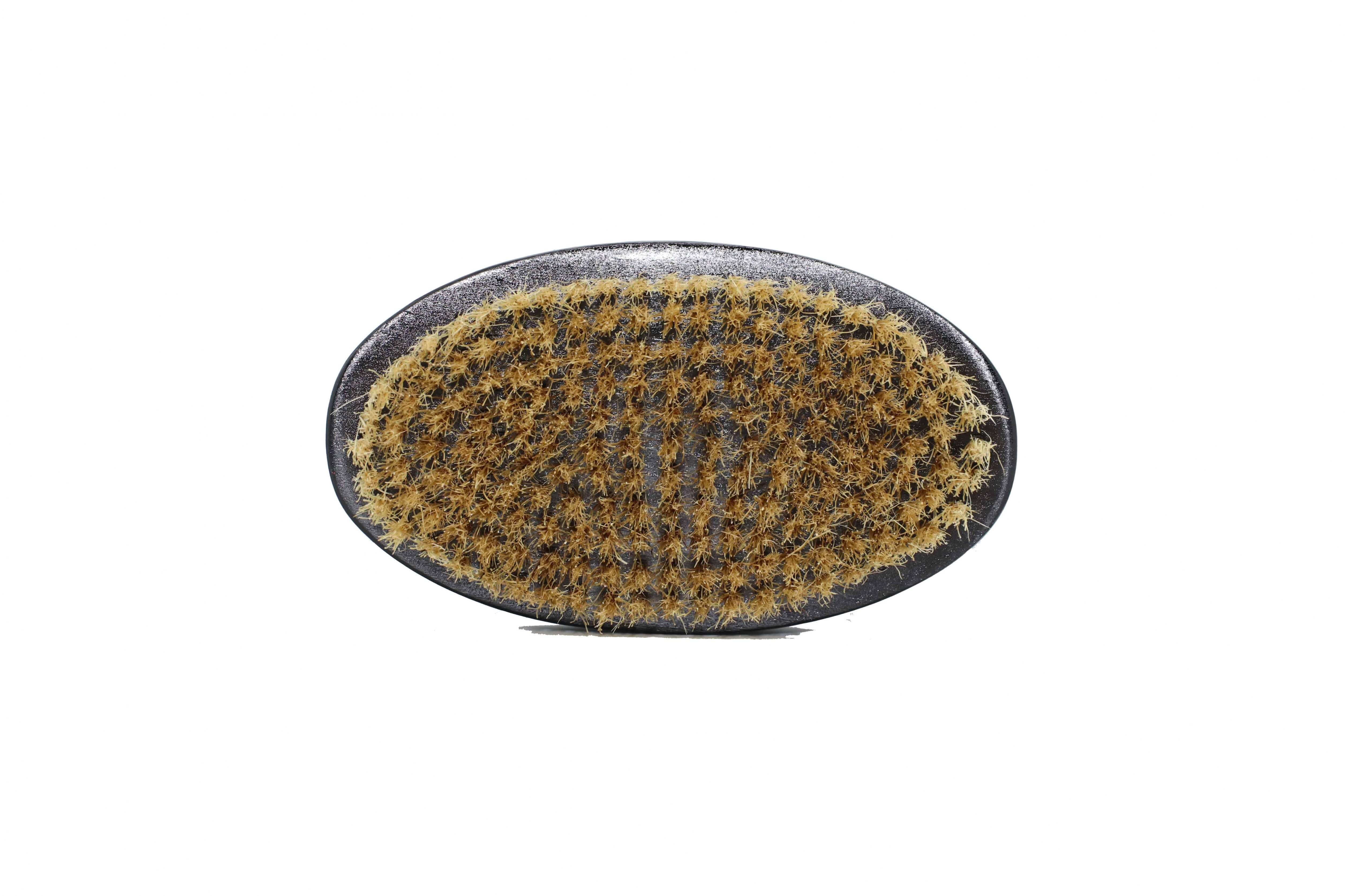 Curved Black 3WP oval 360 Wave brush