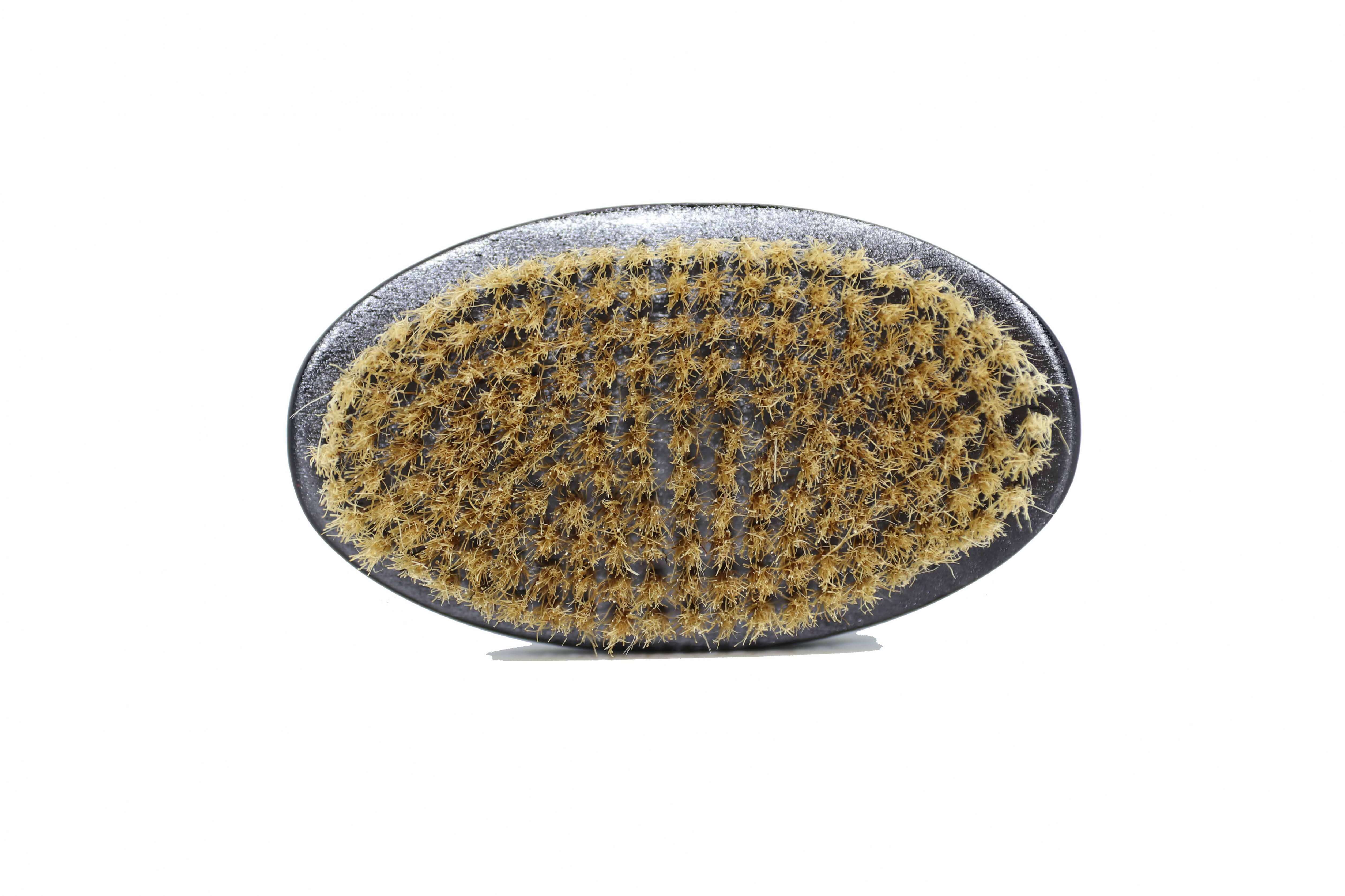 Curved Black 3WP oval 360 Wave brush