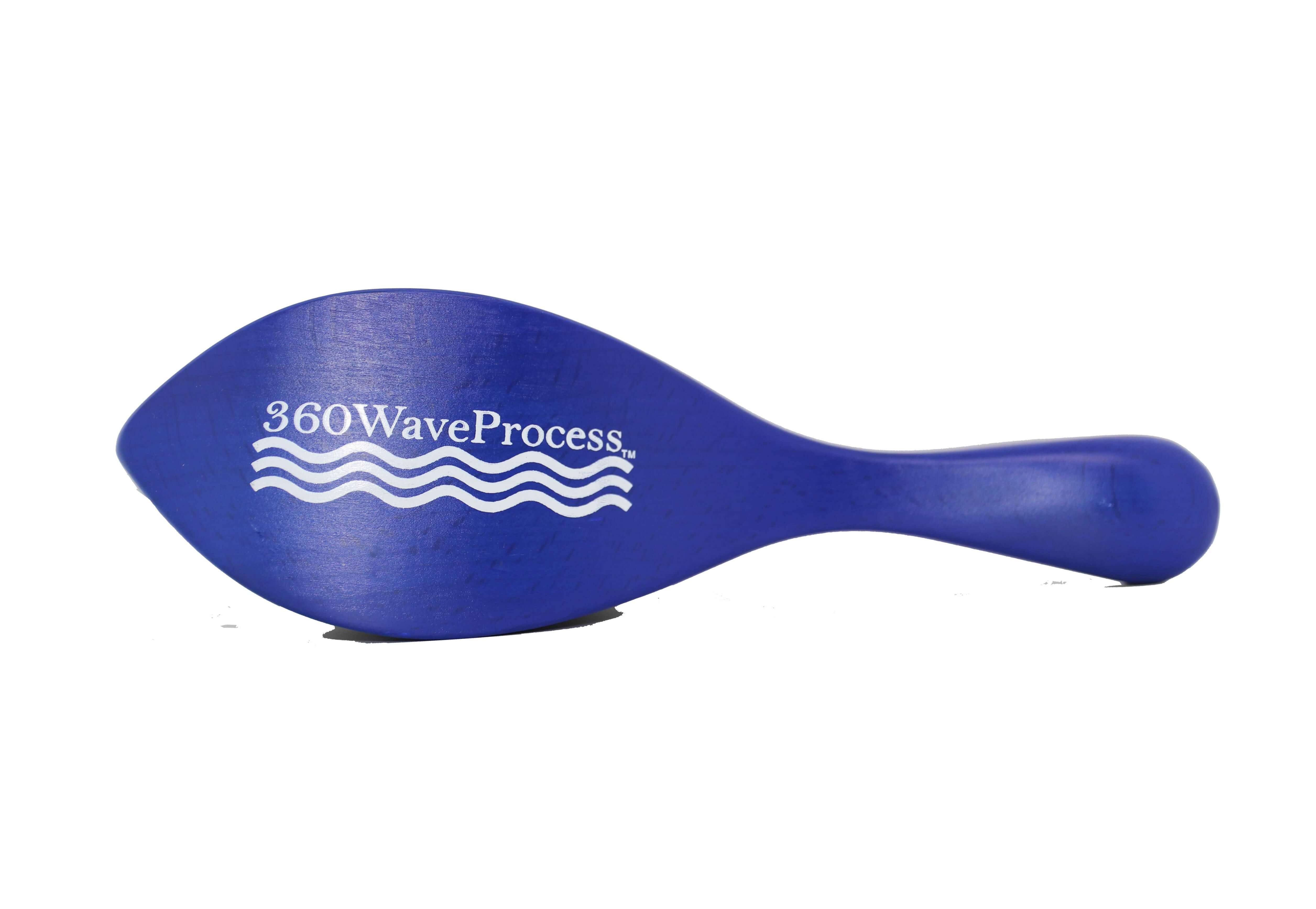 3WP Hard Blue 360 wave brush handle