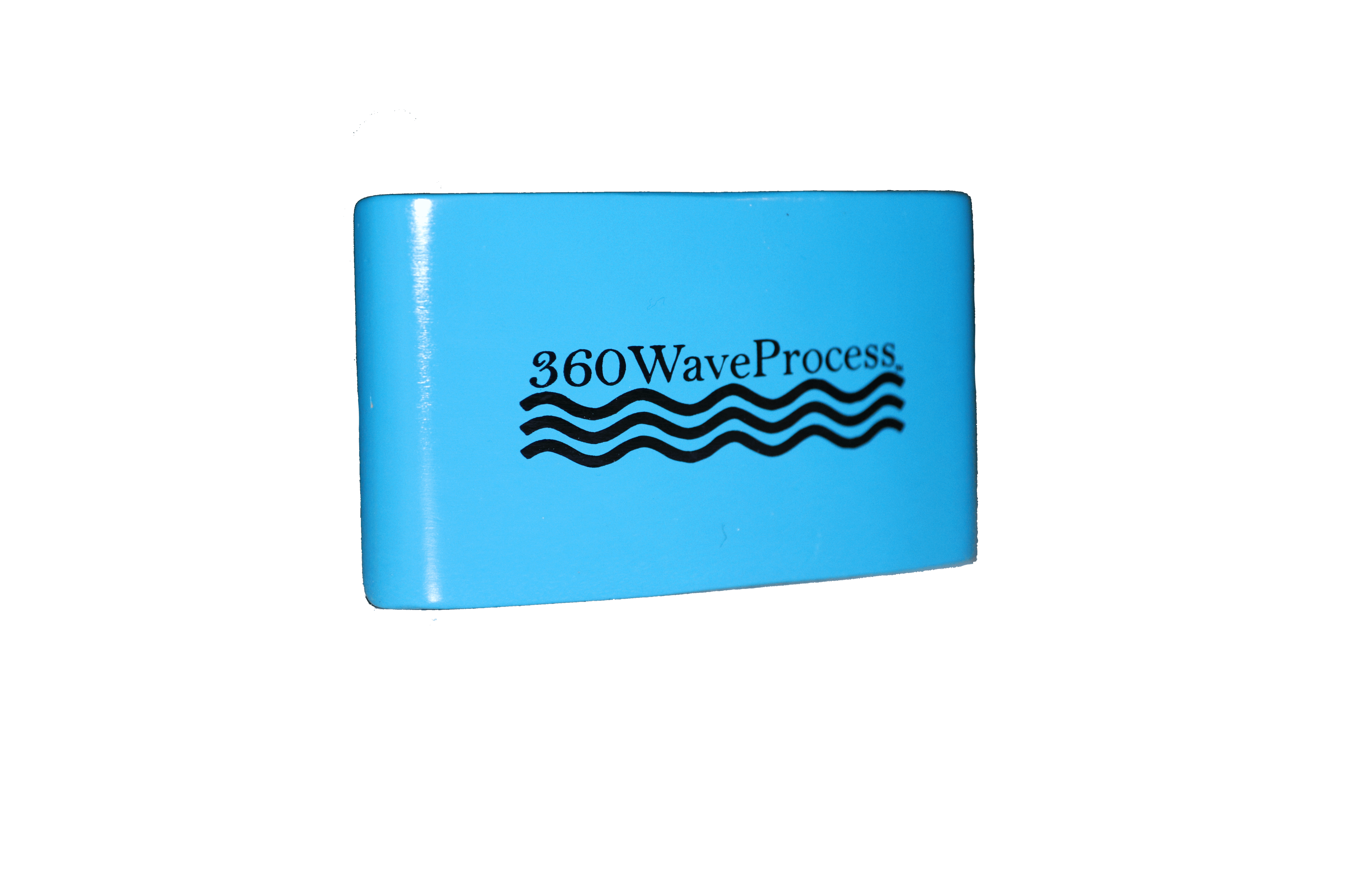 Softer Medium Bristle 360 Wave Brush. (Sky Blue)
