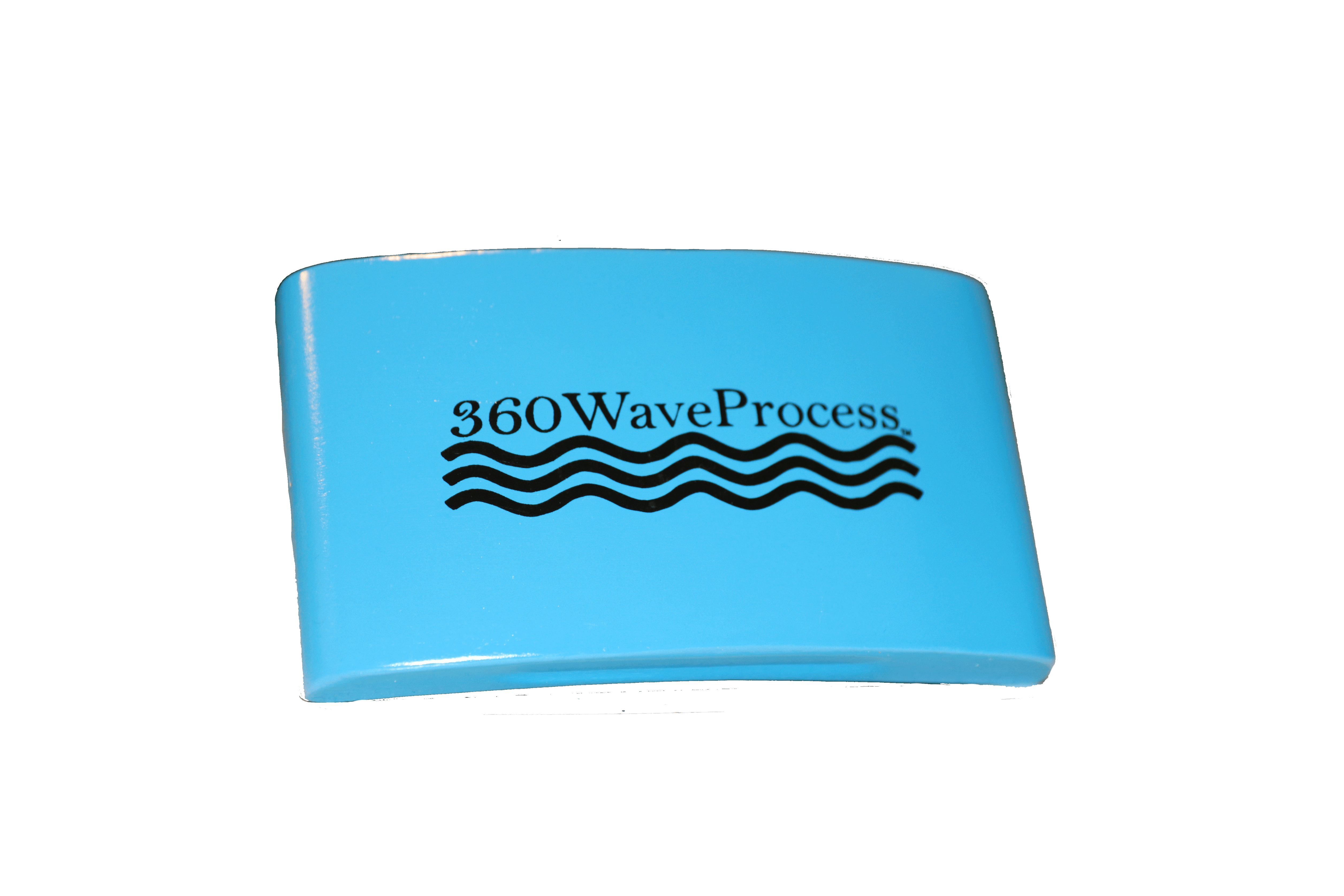 Softer Medium Bristle 360 Wave Brush. (Sky Blue)