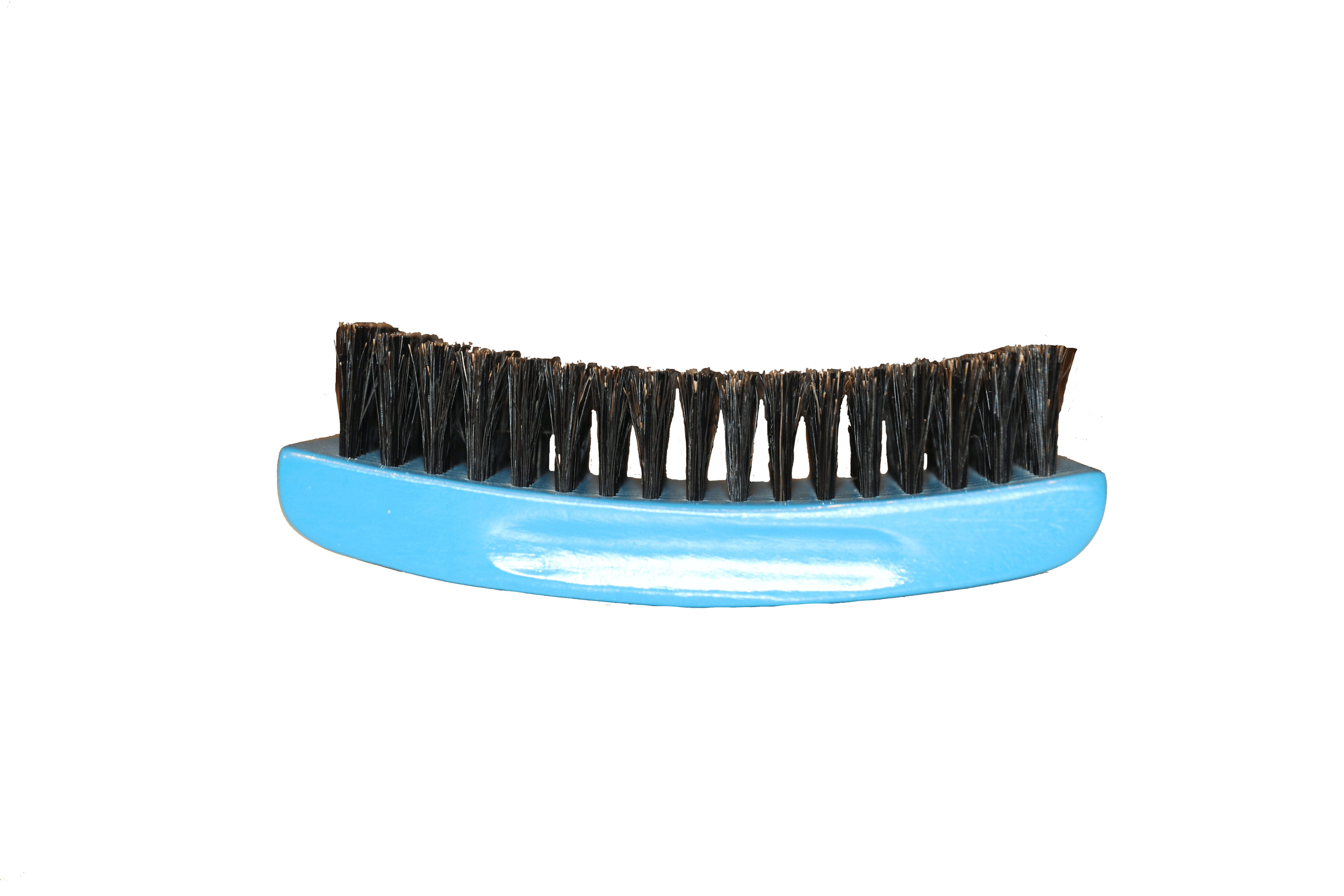 Softer Medium Bristle 360 Wave Brush. (Sky Blue)