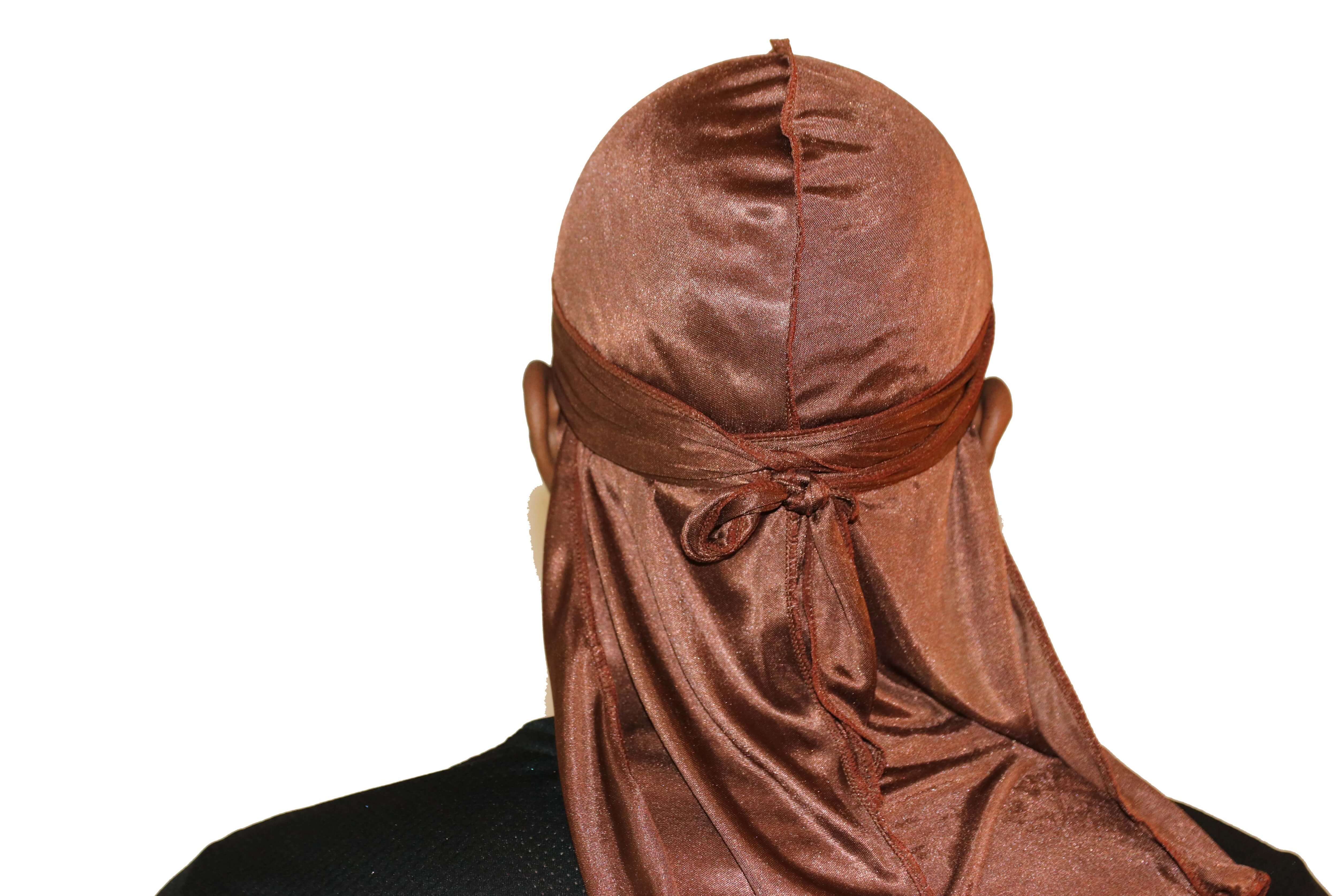 Chocolate Brown 3WP Silky Durag