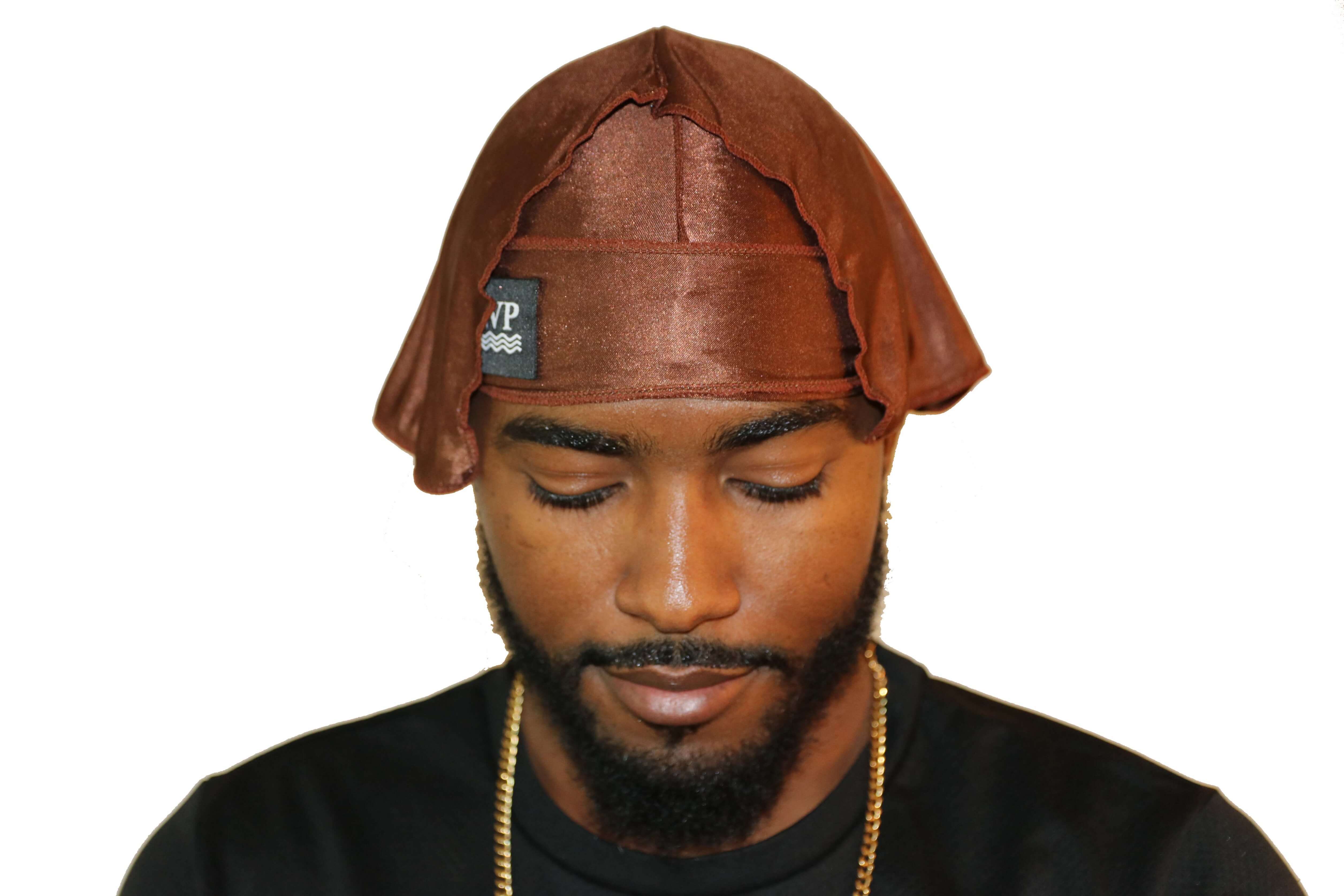 Chocolate Brown 3WP Silky Durag