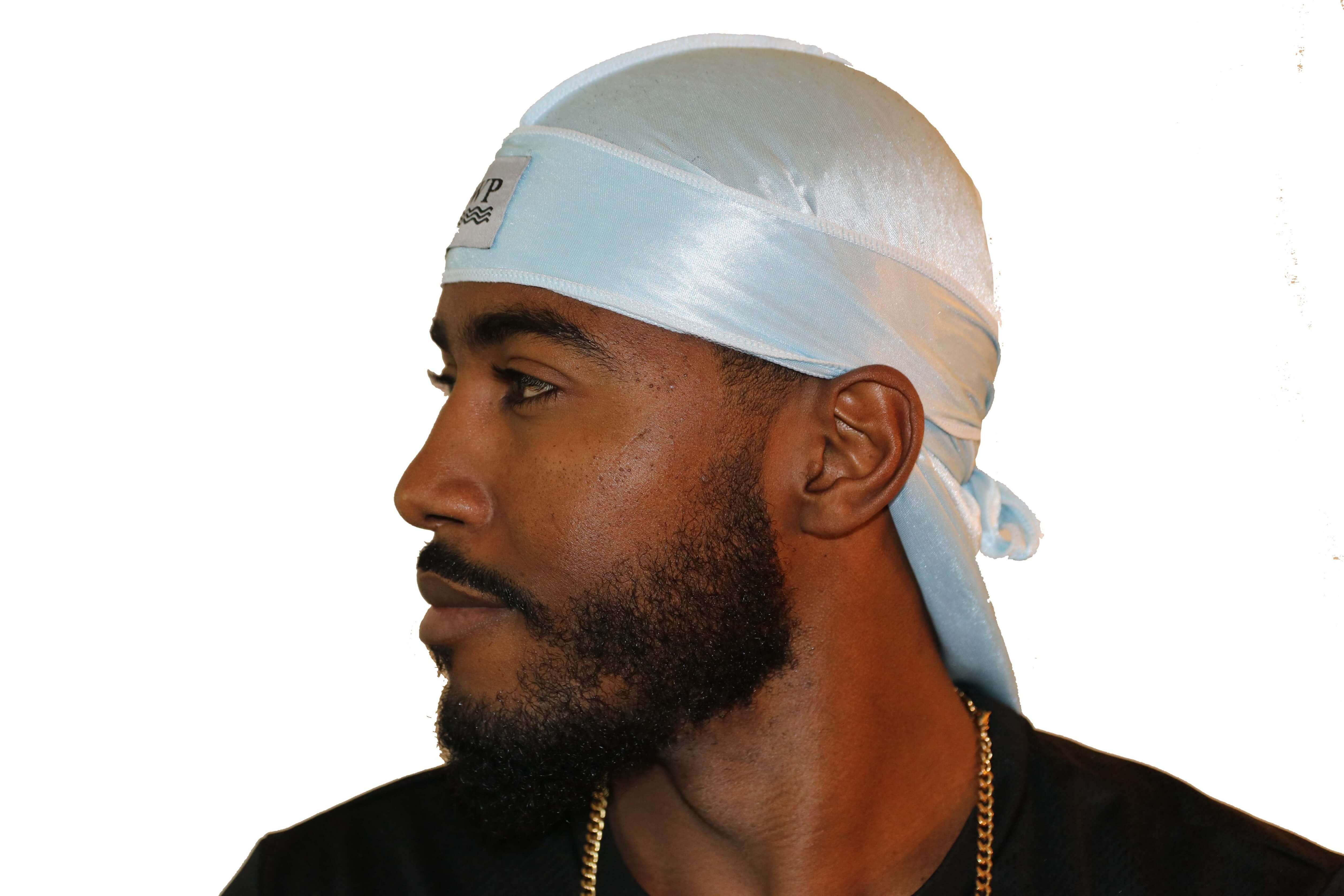 Baby Blue 3WP Silky Durag