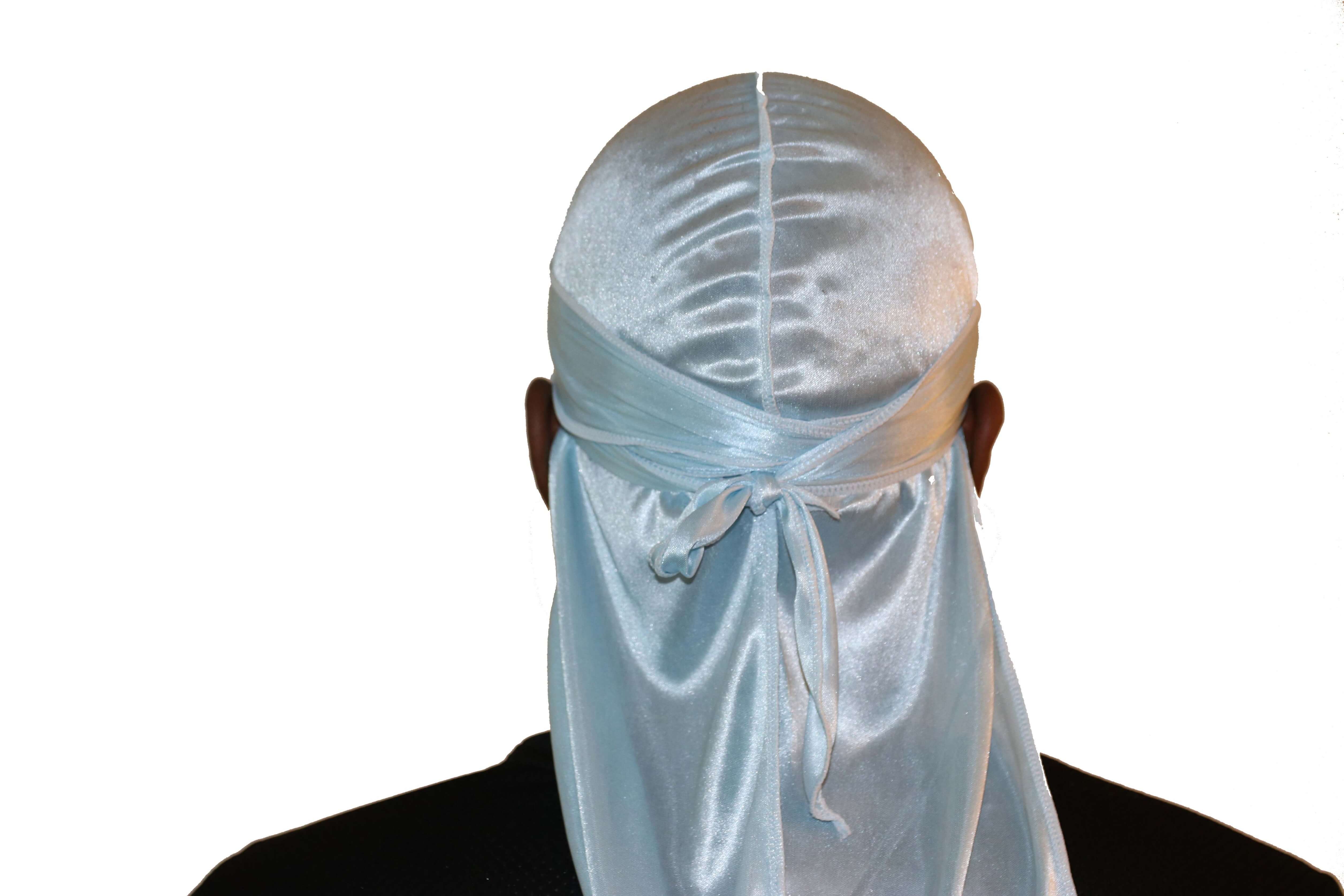 Baby Blue 3WP Silky Durag