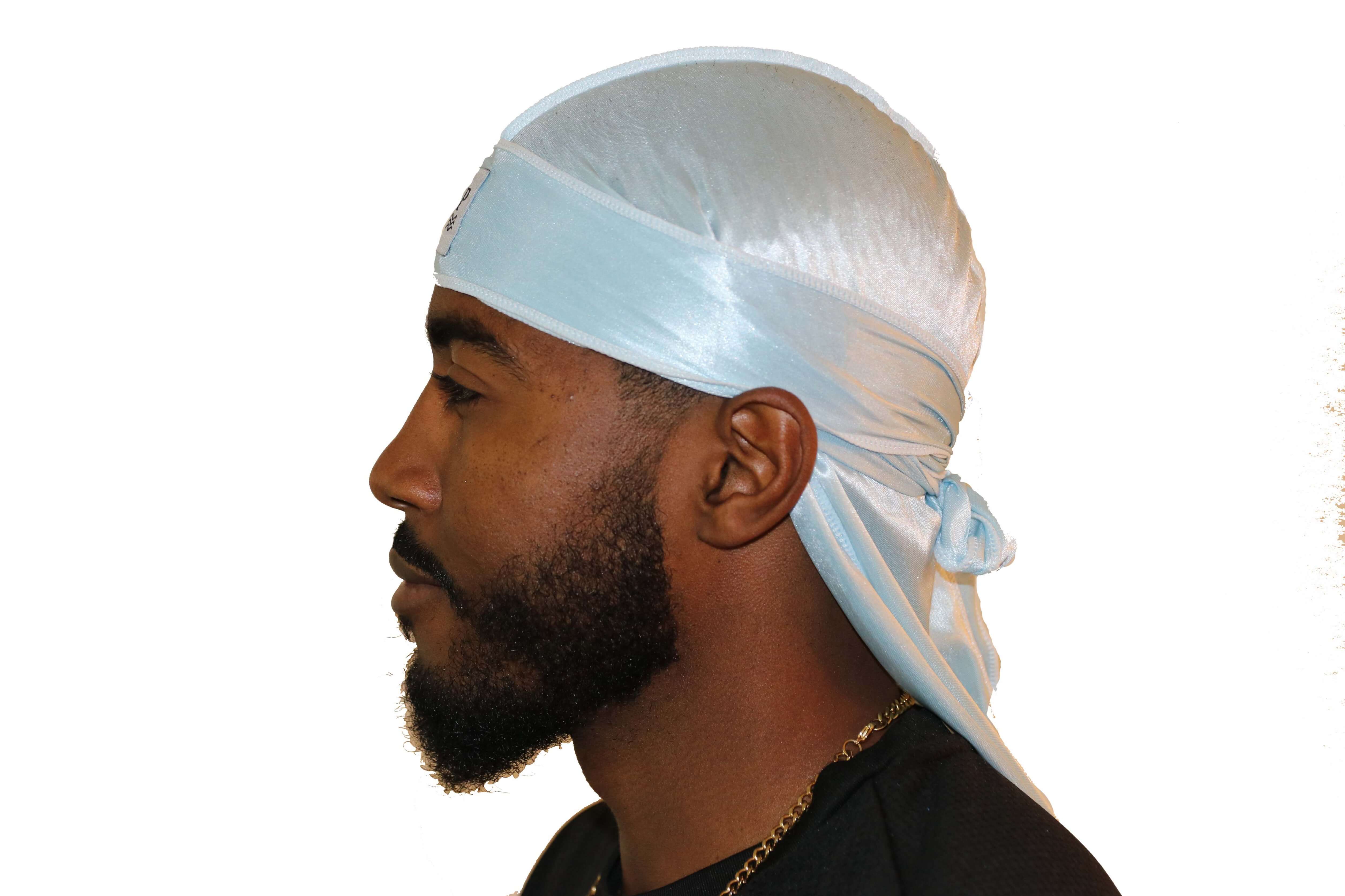 Baby Blue 3WP Silky Durag