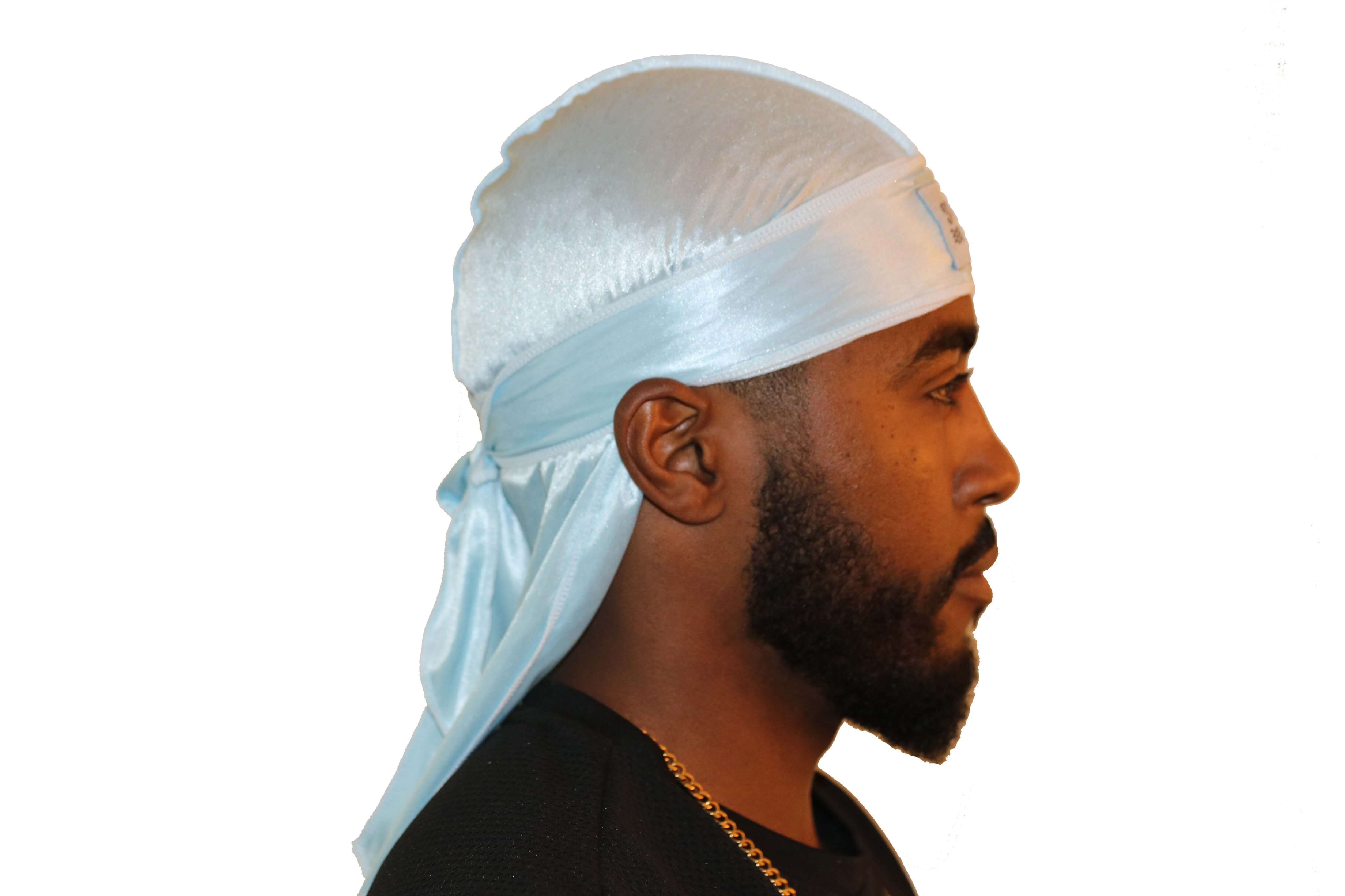 Baby Blue 3WP Silky Durag