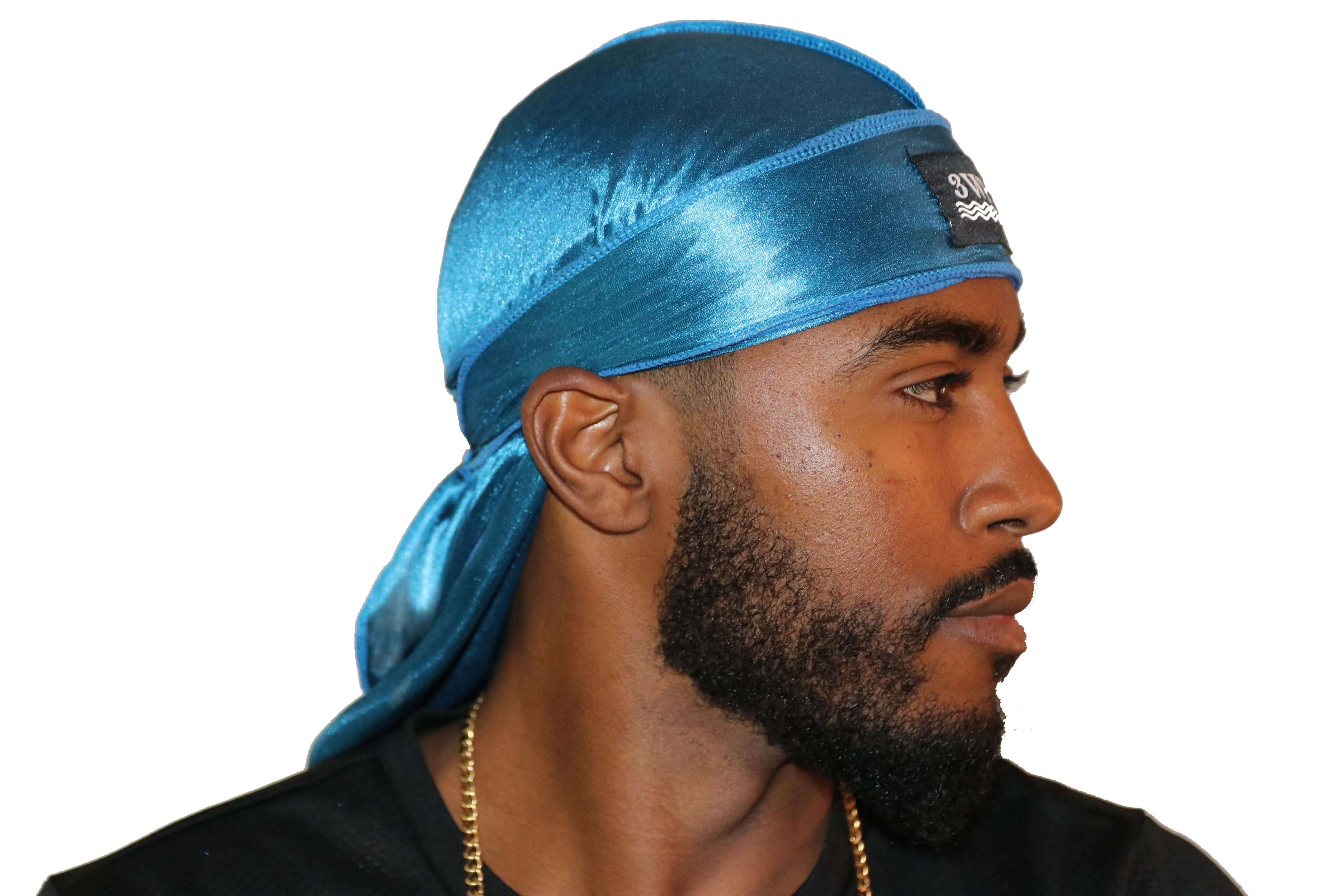 Turquoise 3WP Silky durag