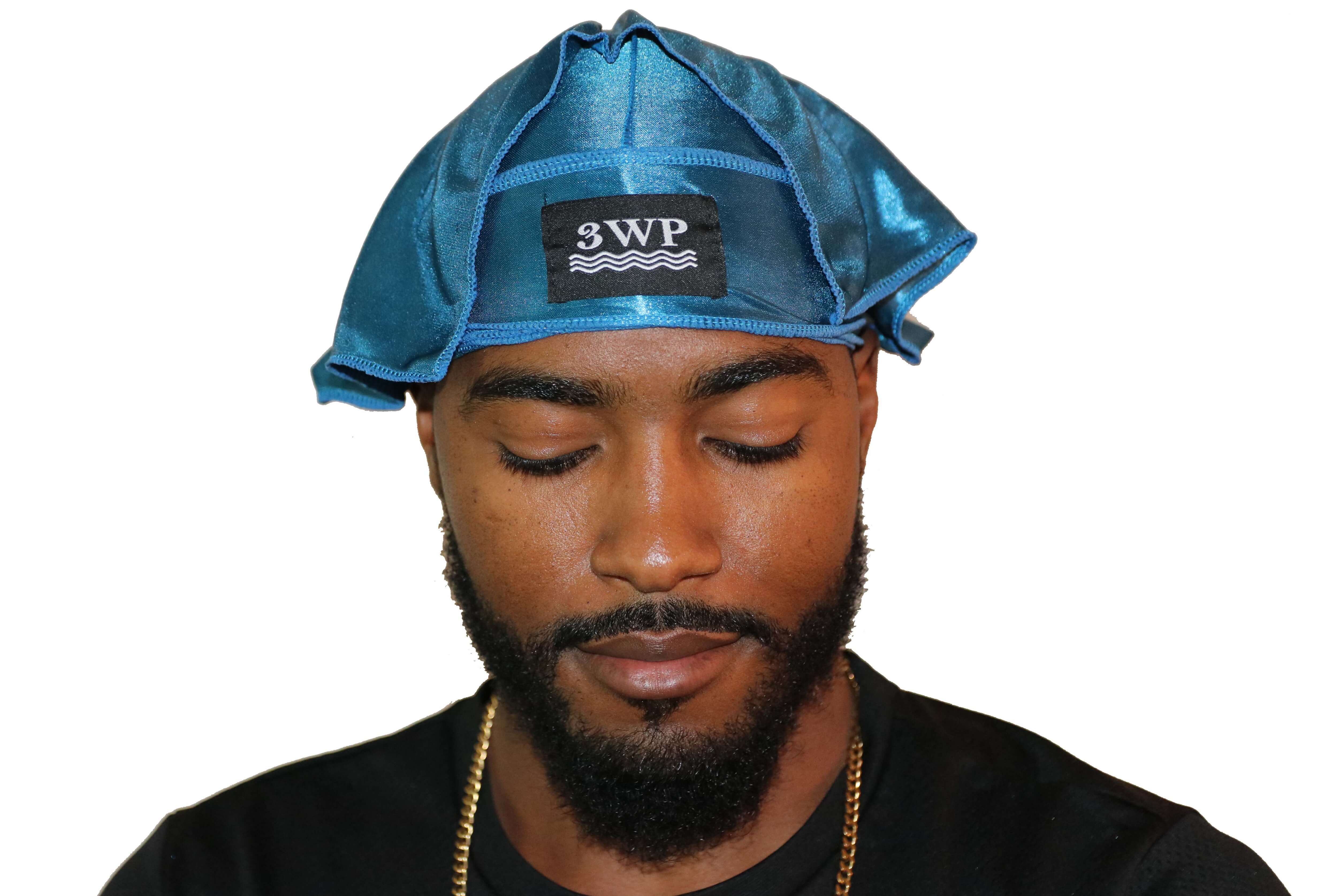 Turquoise 3WP Silky durag
