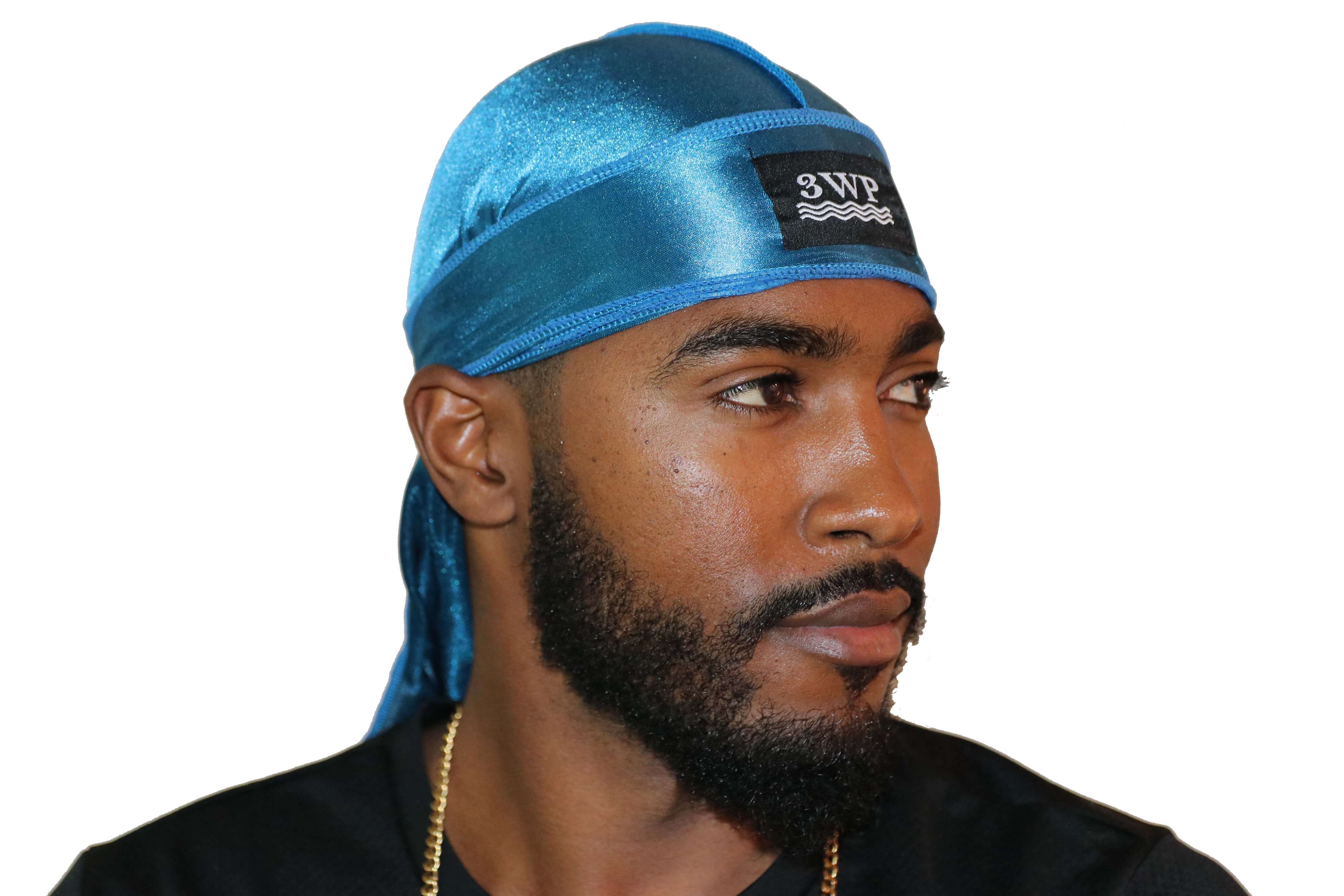 Turquoise 3WP Silky durag