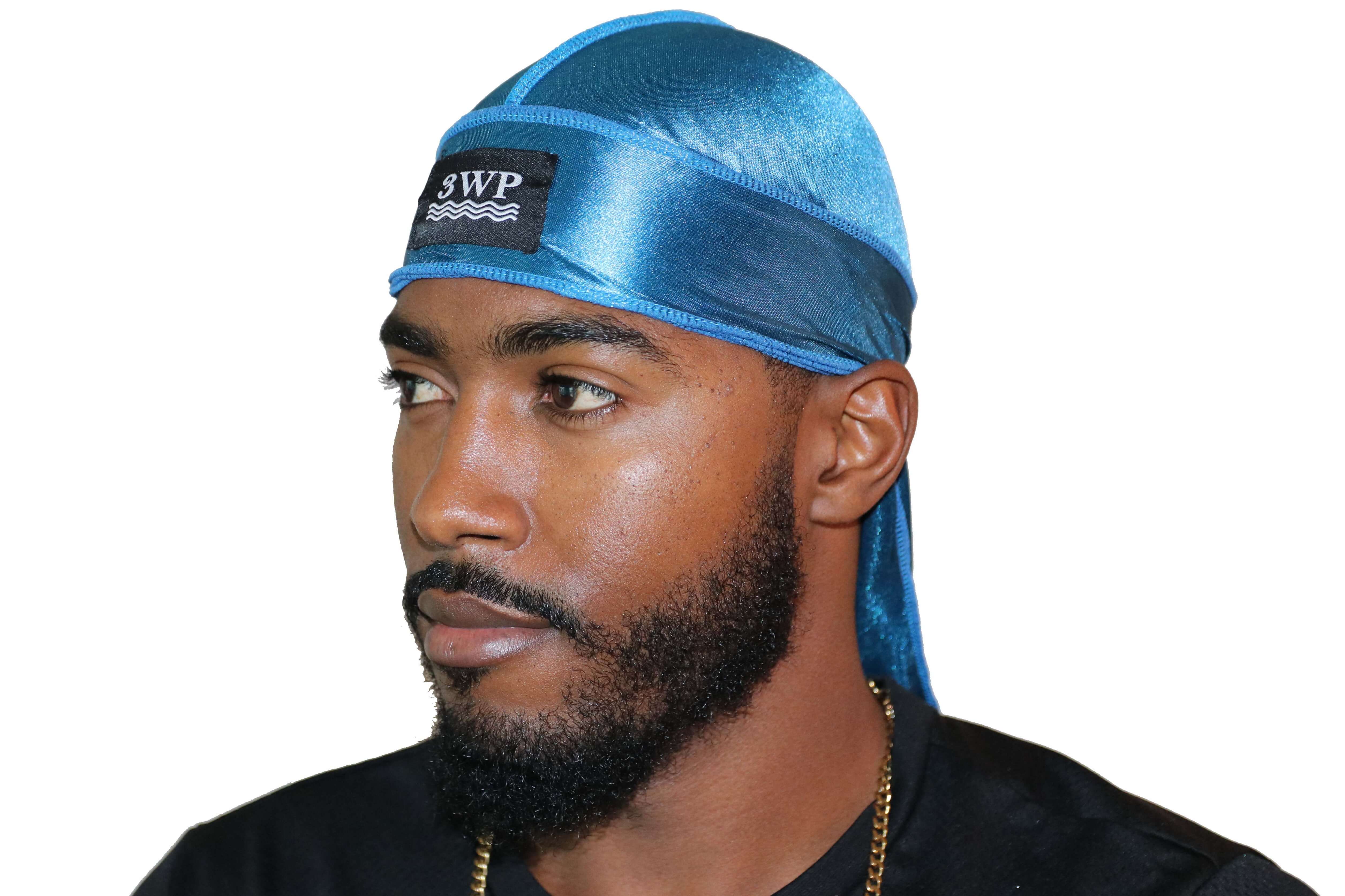Turquoise 3WP Silky durag
