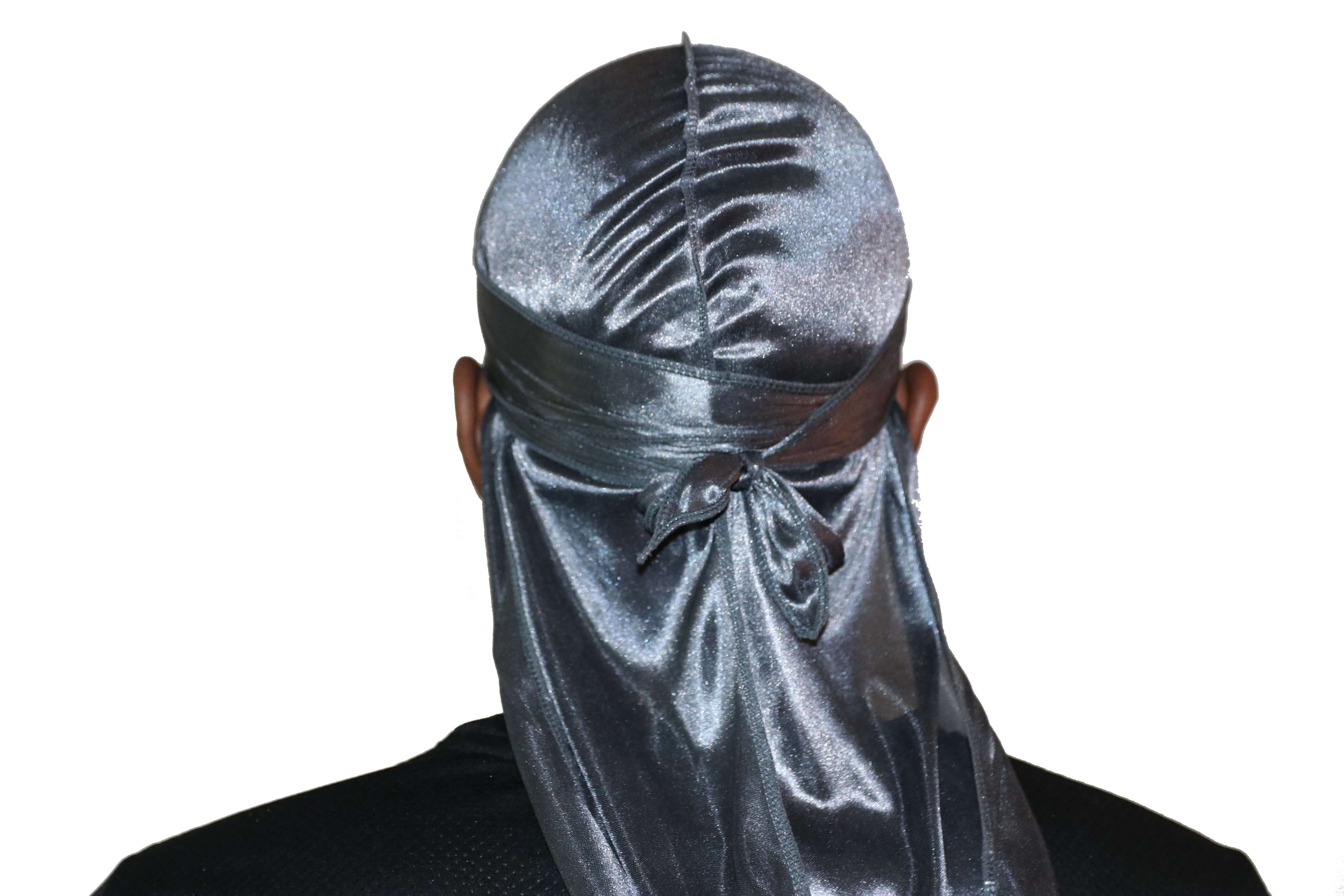 Dark Grey 3WP Silky durag