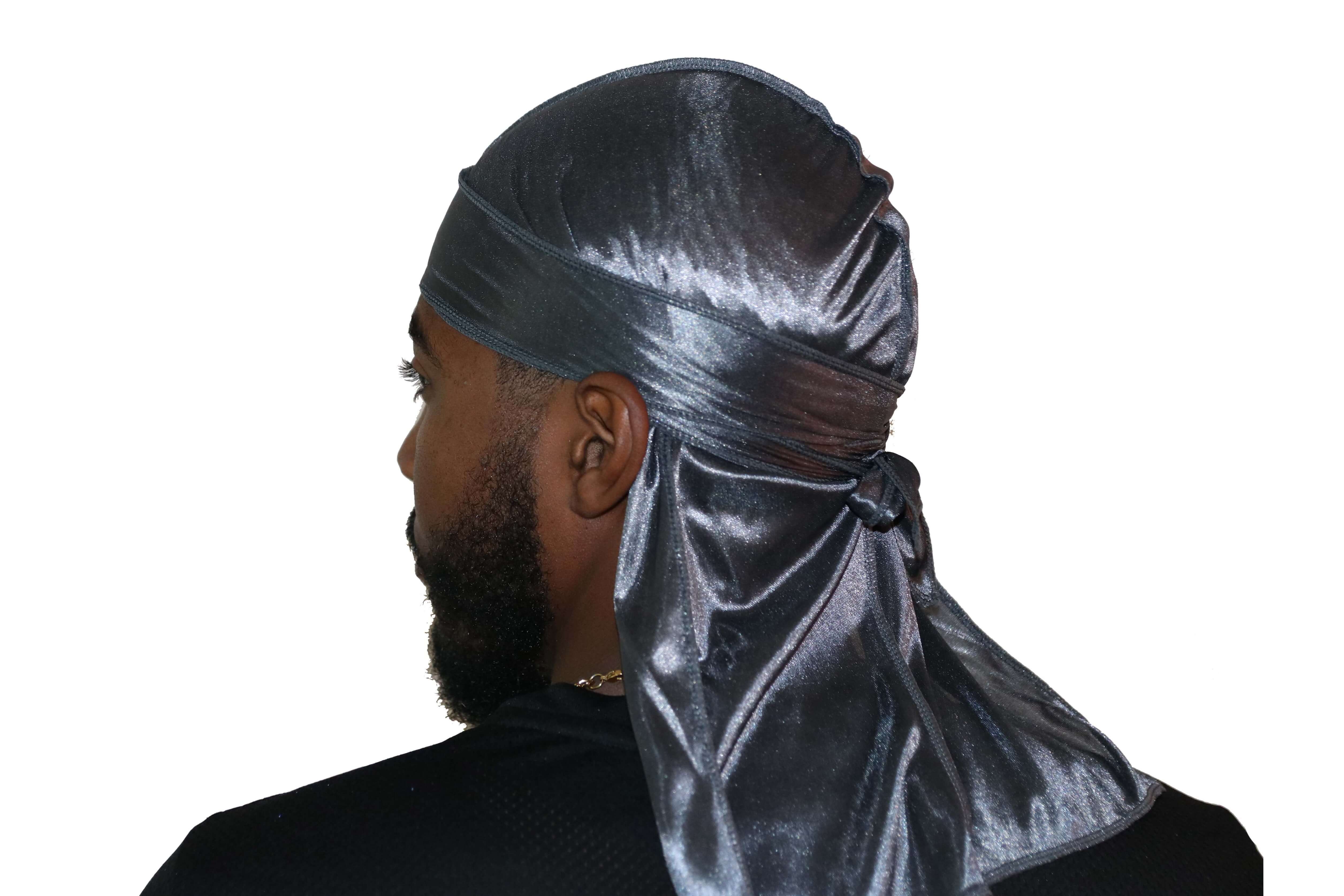 Dark Grey 3WP Silky durag
