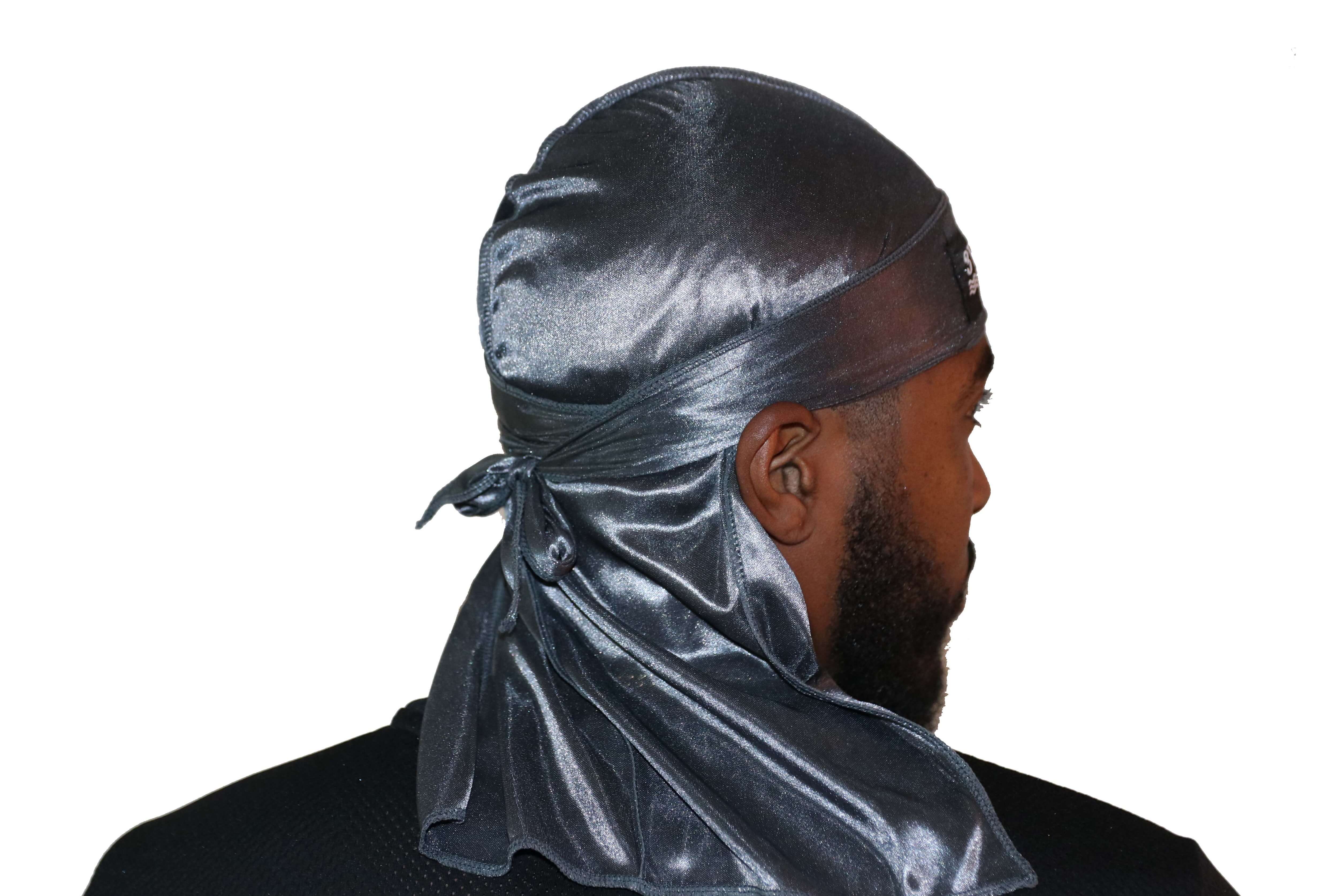 Dark Grey 3WP Silky durag