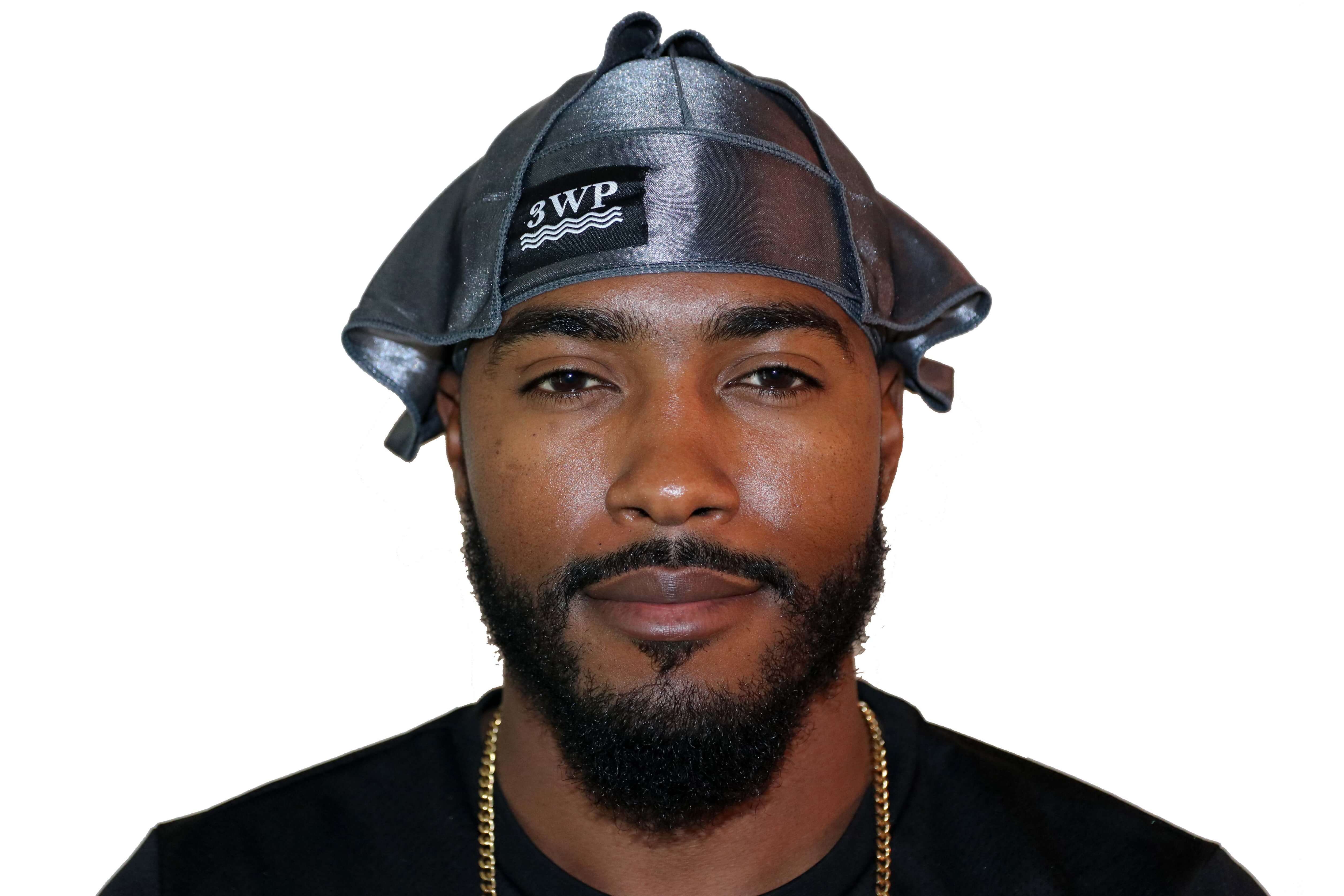 Dark Grey 3WP Silky durag