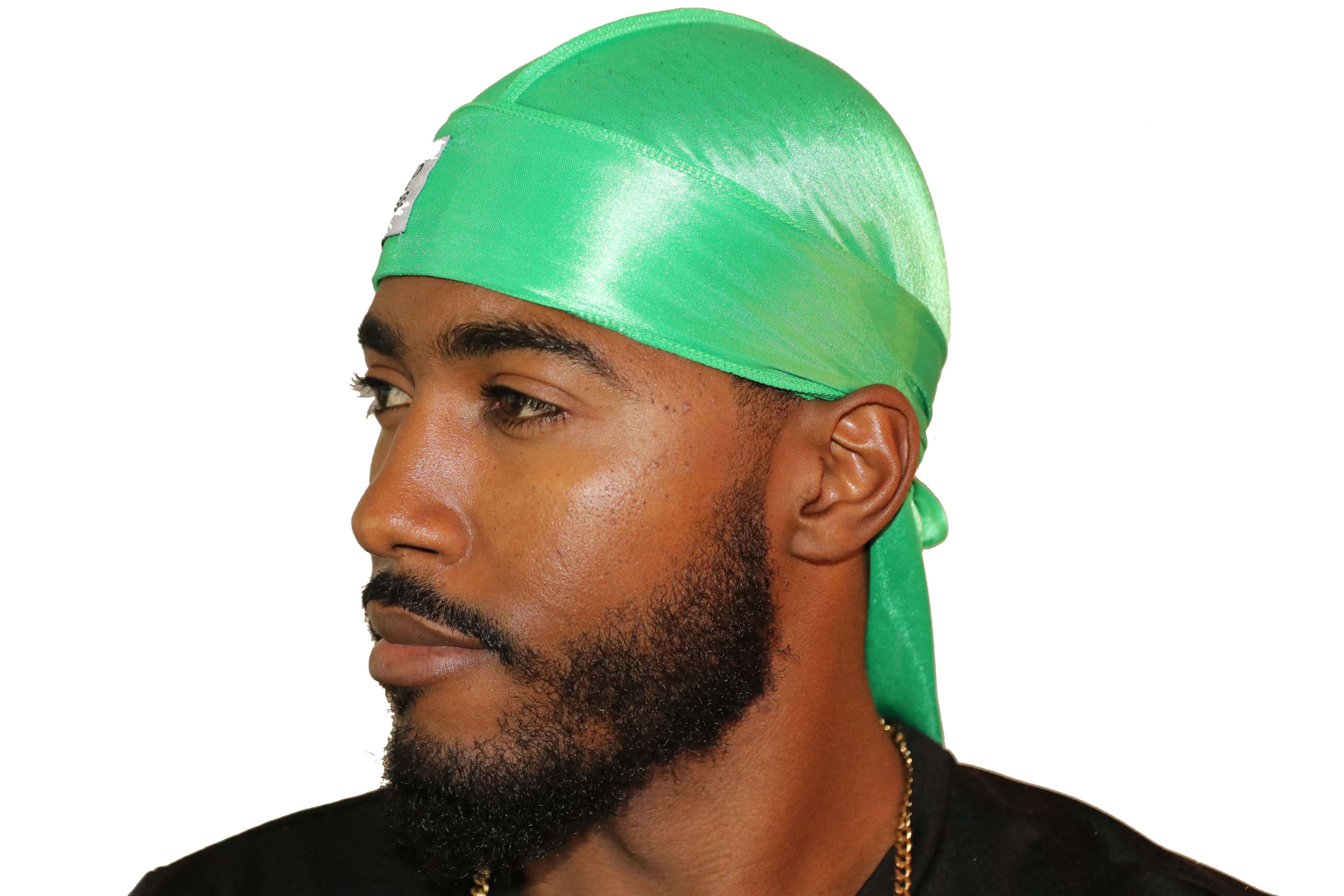 Lime green 3WP Silky Durag