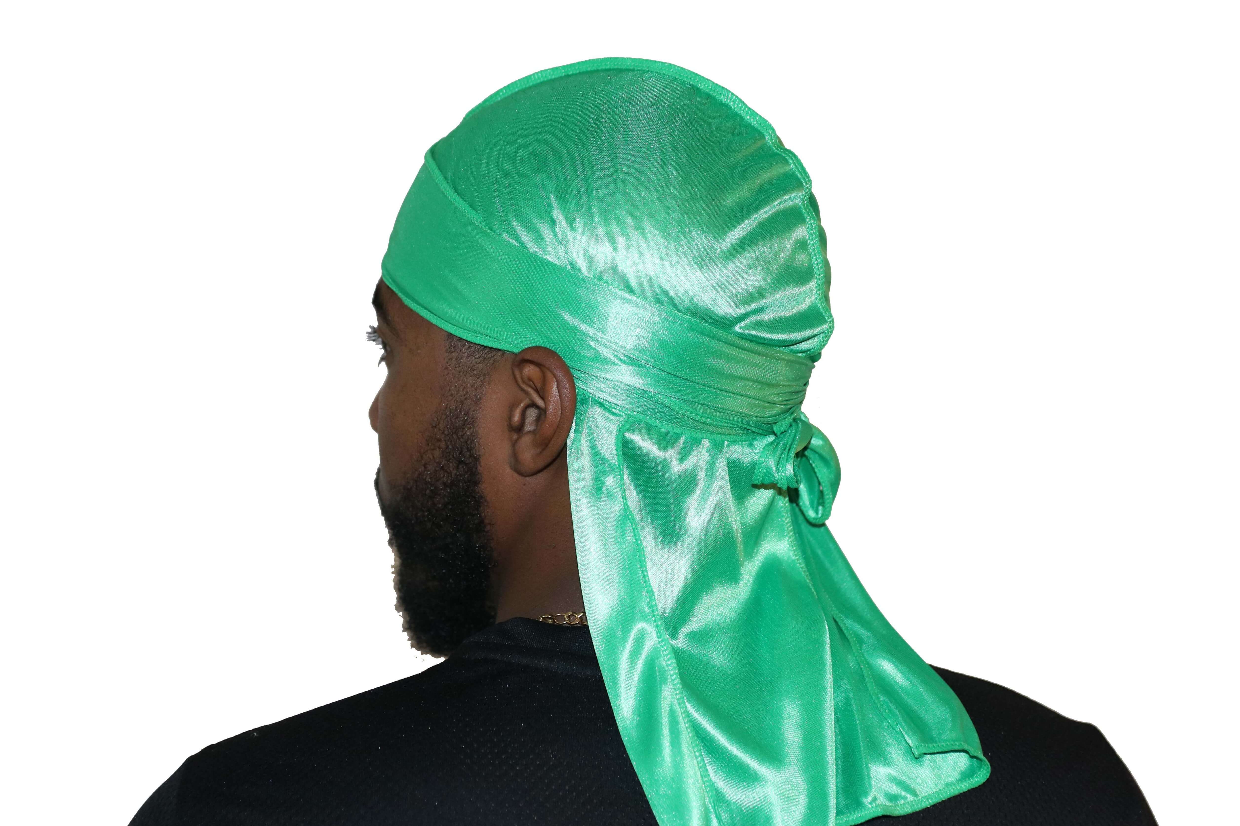 Lime green 3WP Silky Durag