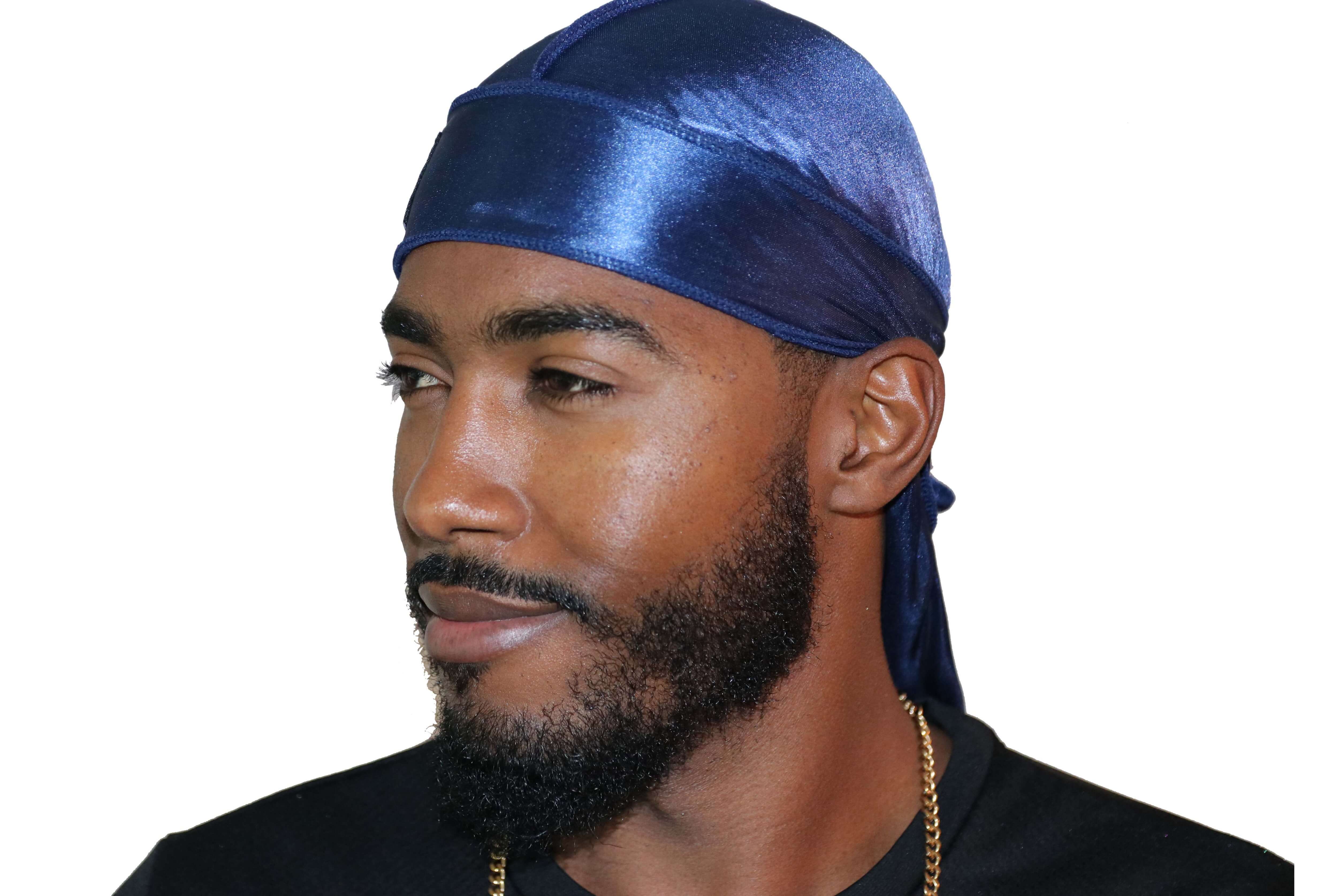 3WP Navy Blue Silky Durag
