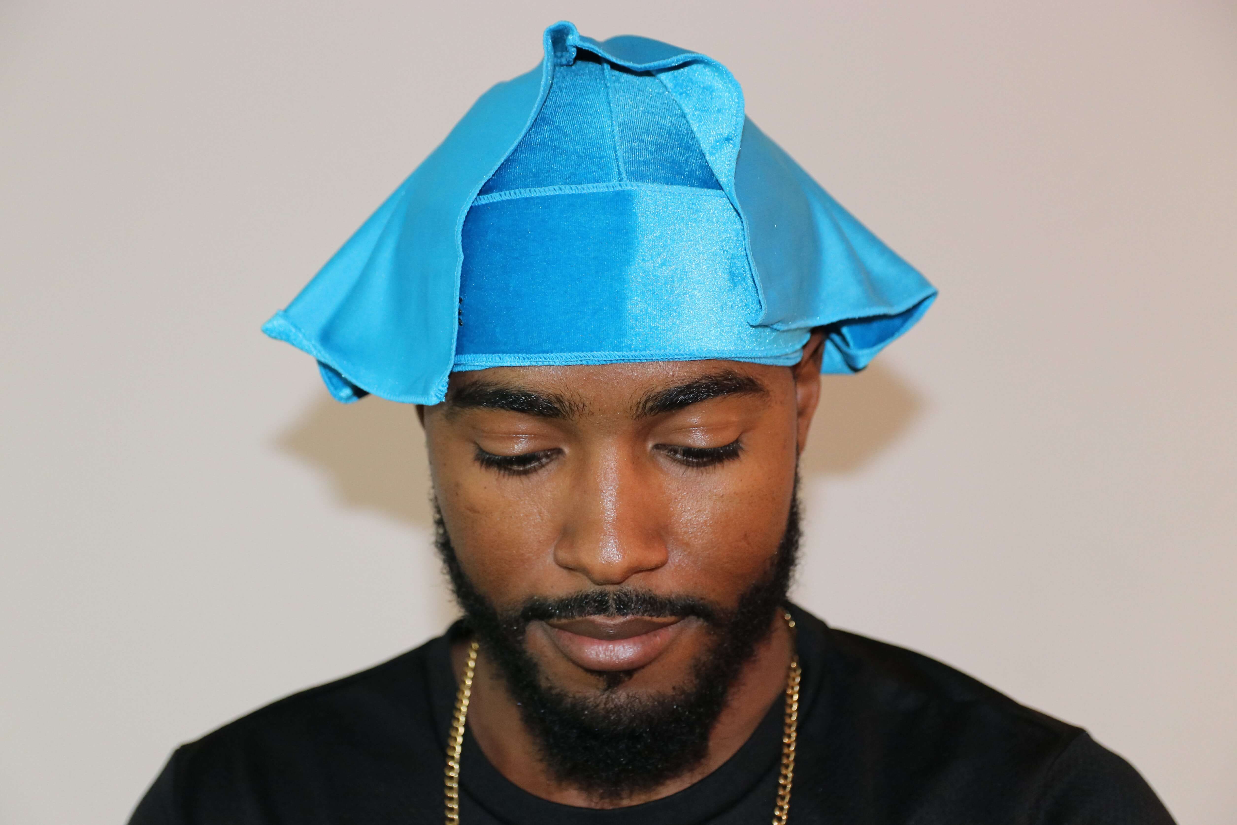 3WP Sky Blue Velvet Durag