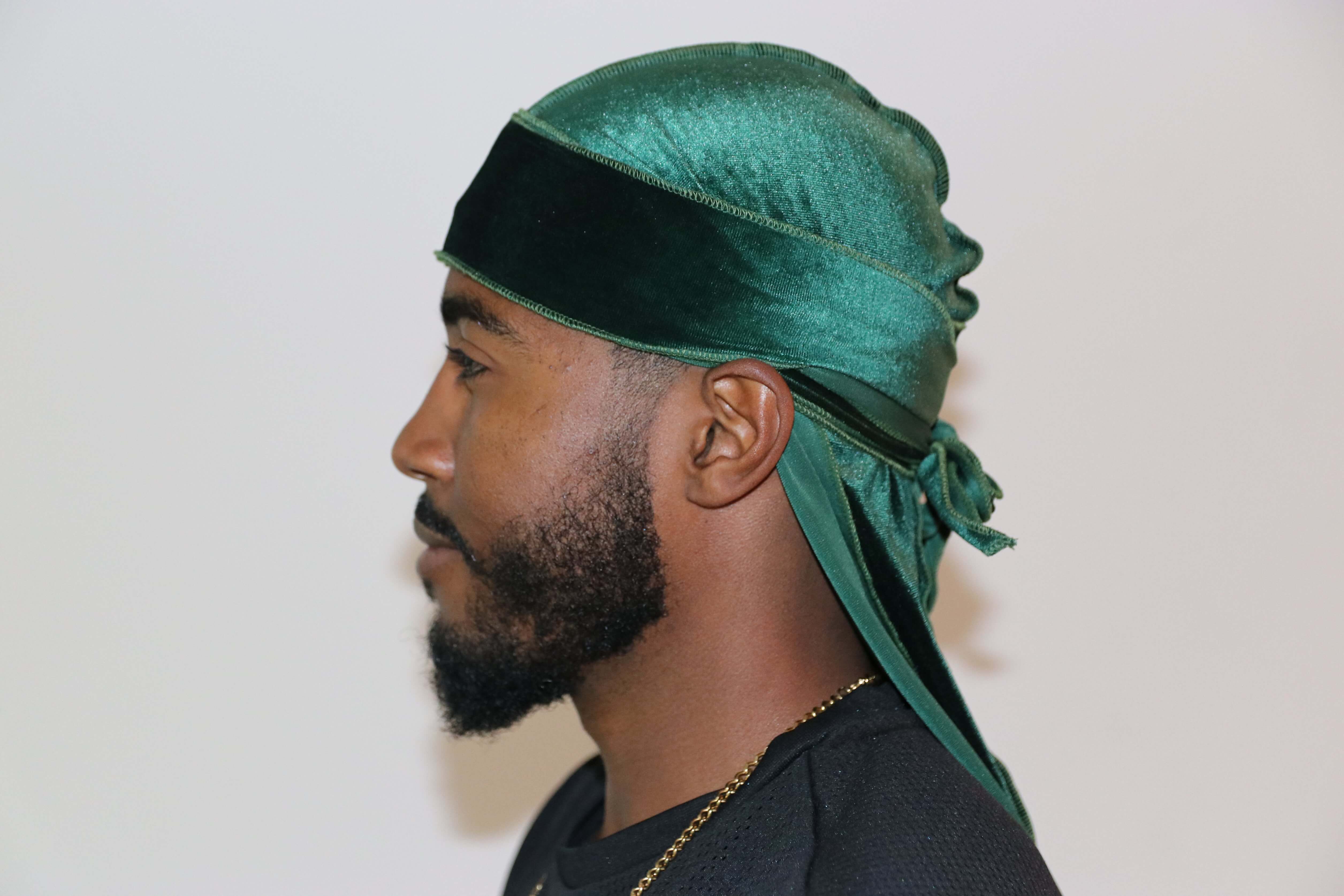 3WP Green Velvet Durag