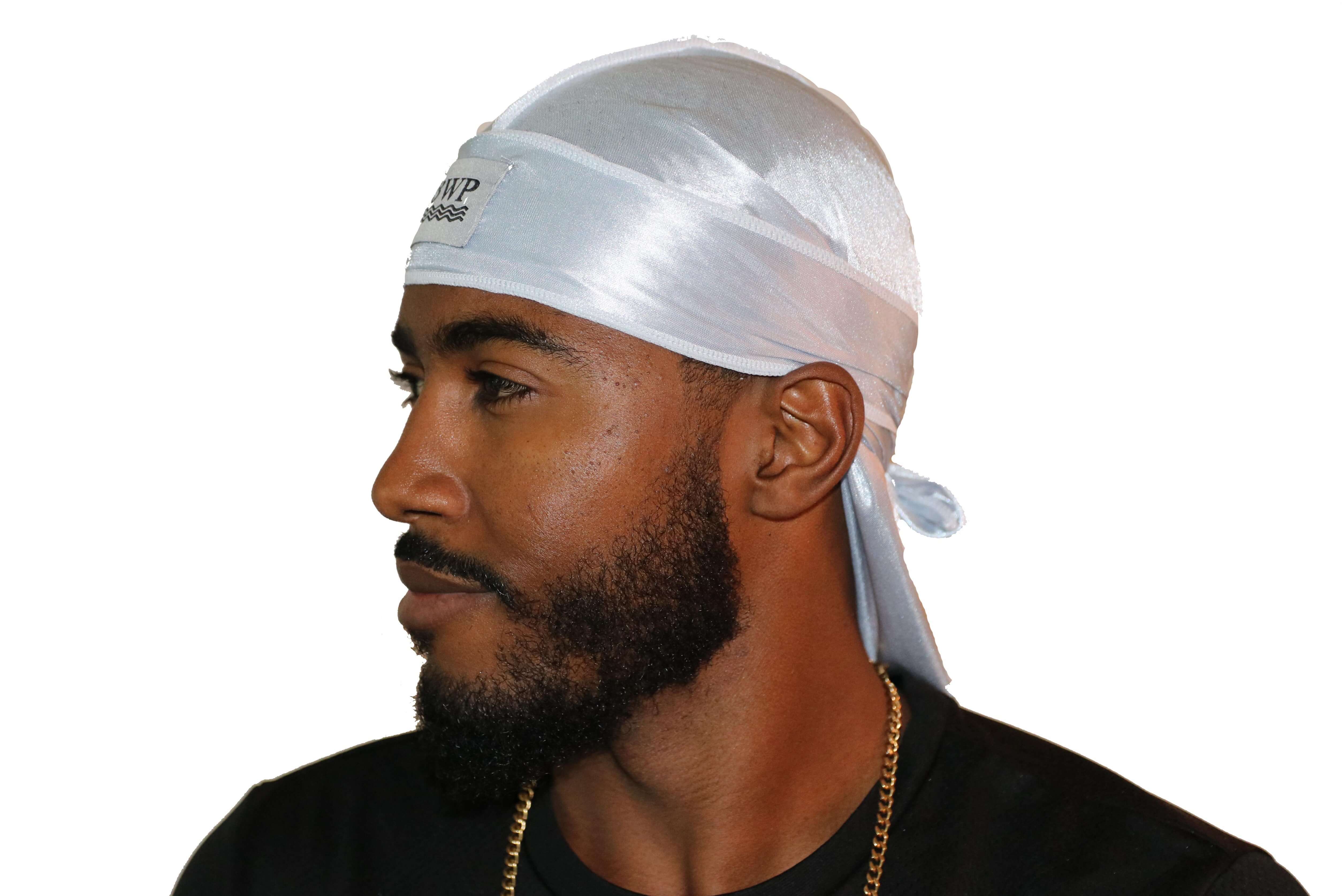 White 3WP Silky Durag