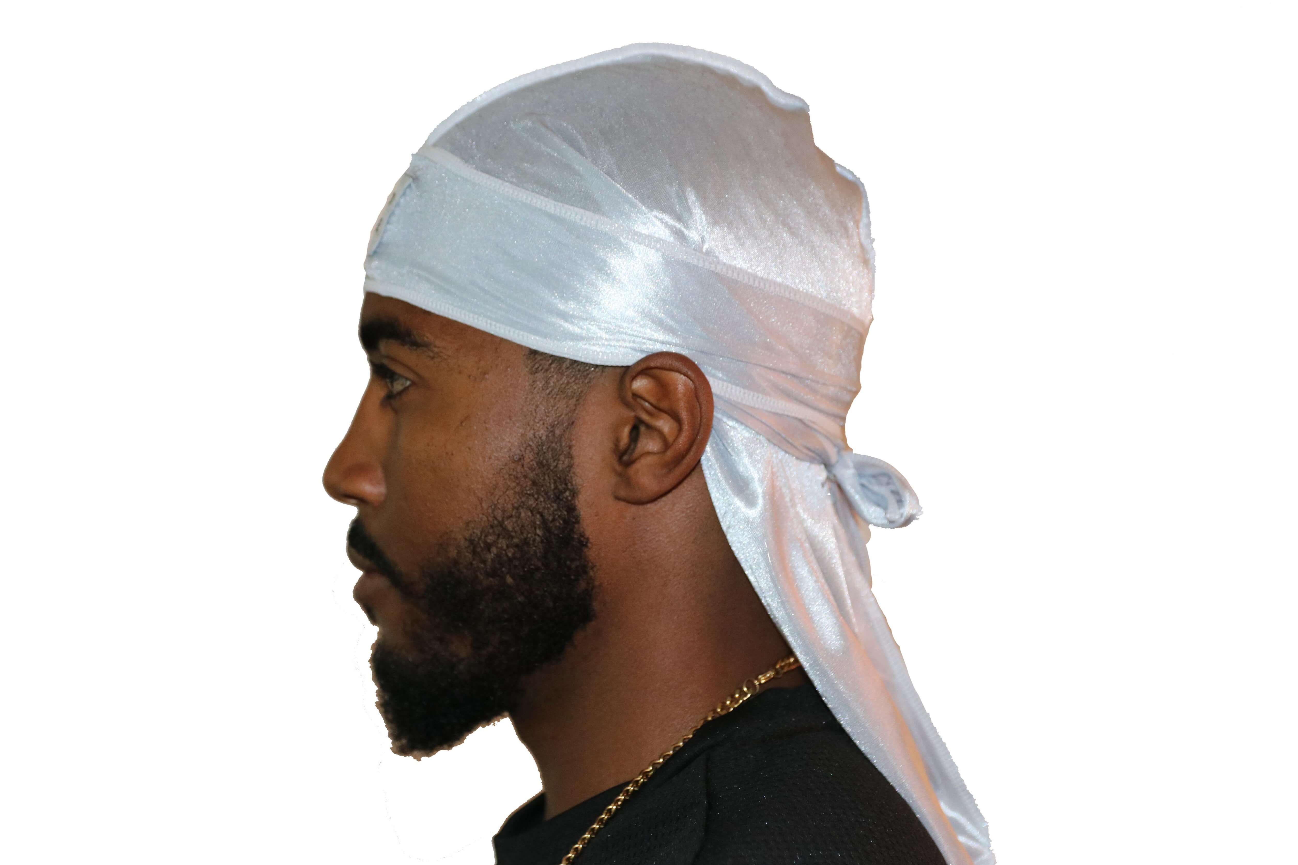 White 3WP Silky Durag