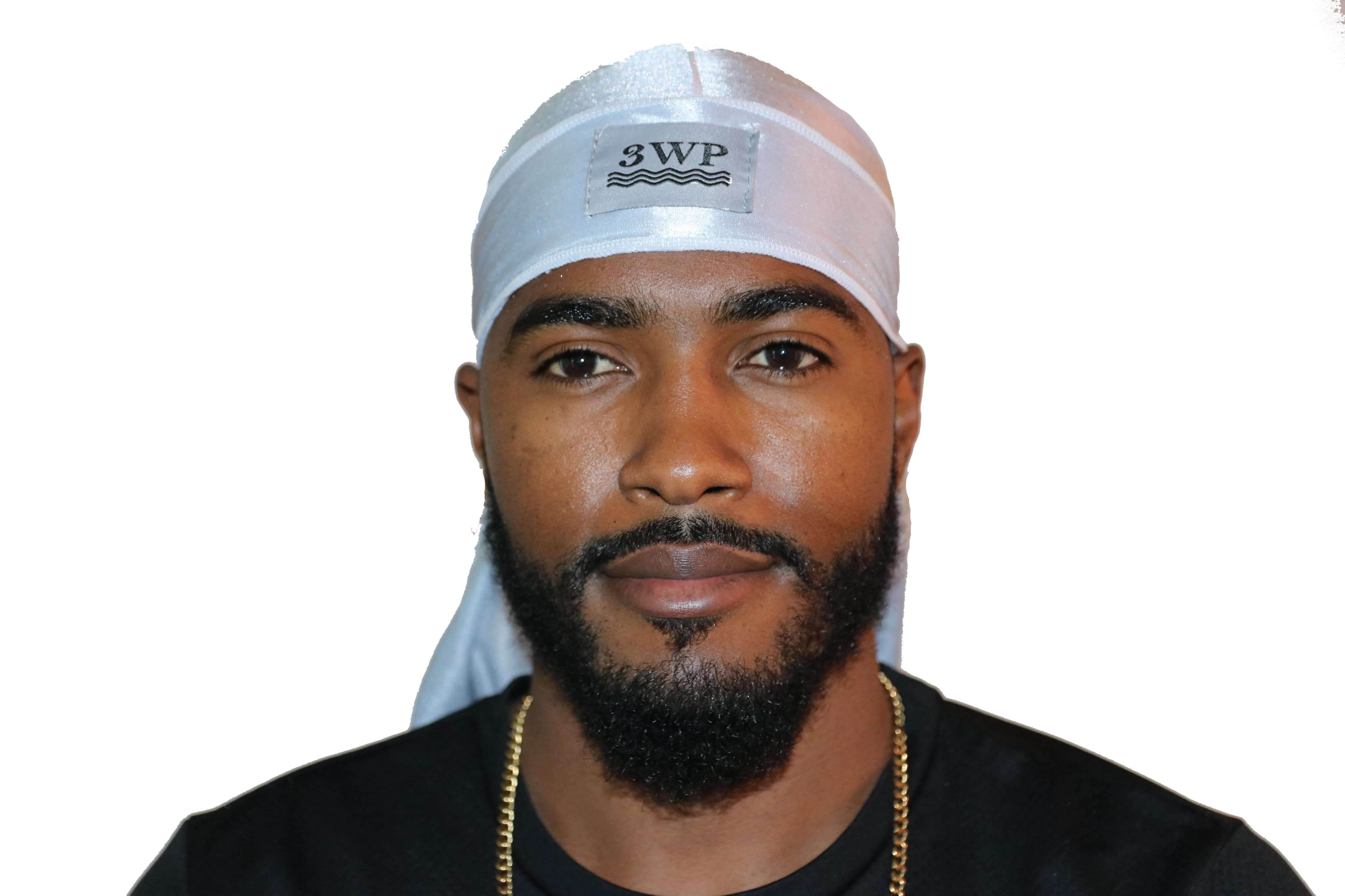 White 3WP Silky Durag