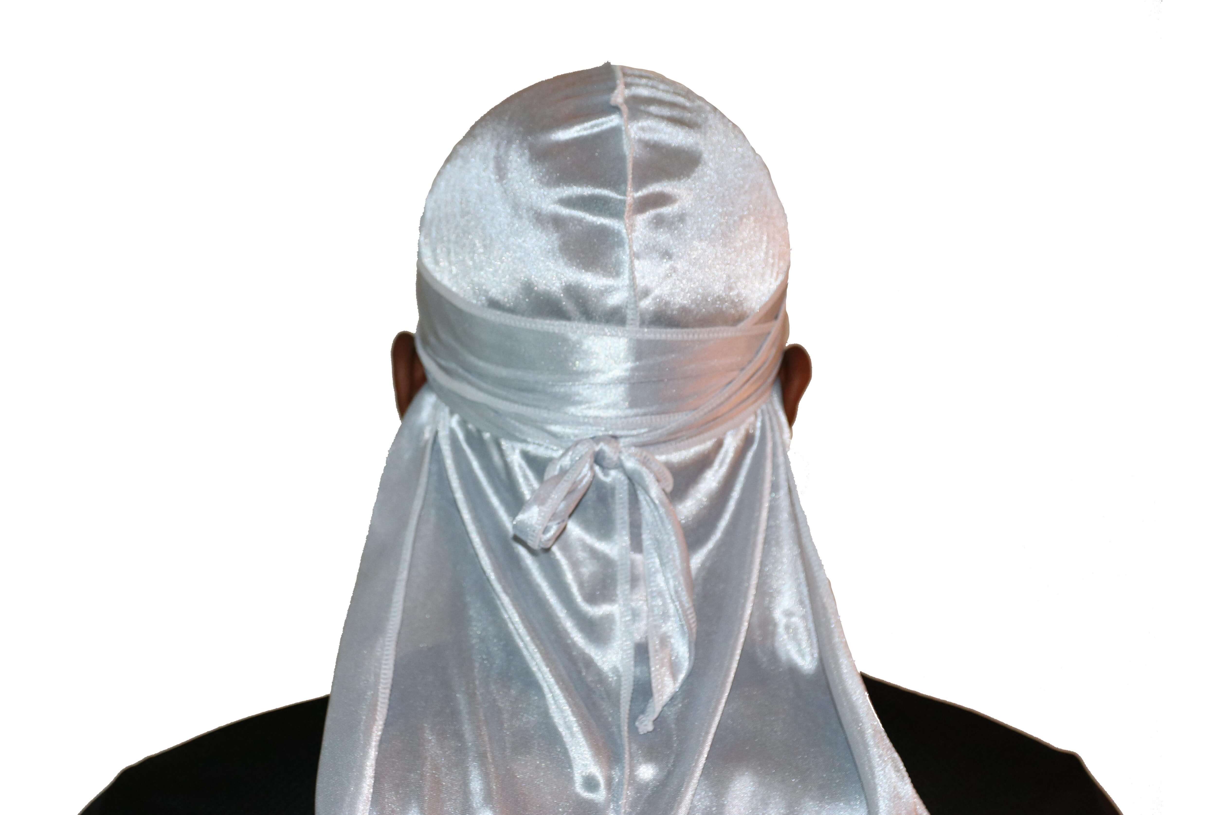 White 3WP Silky Durag