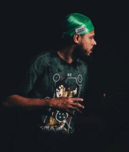 3WP lime green durag