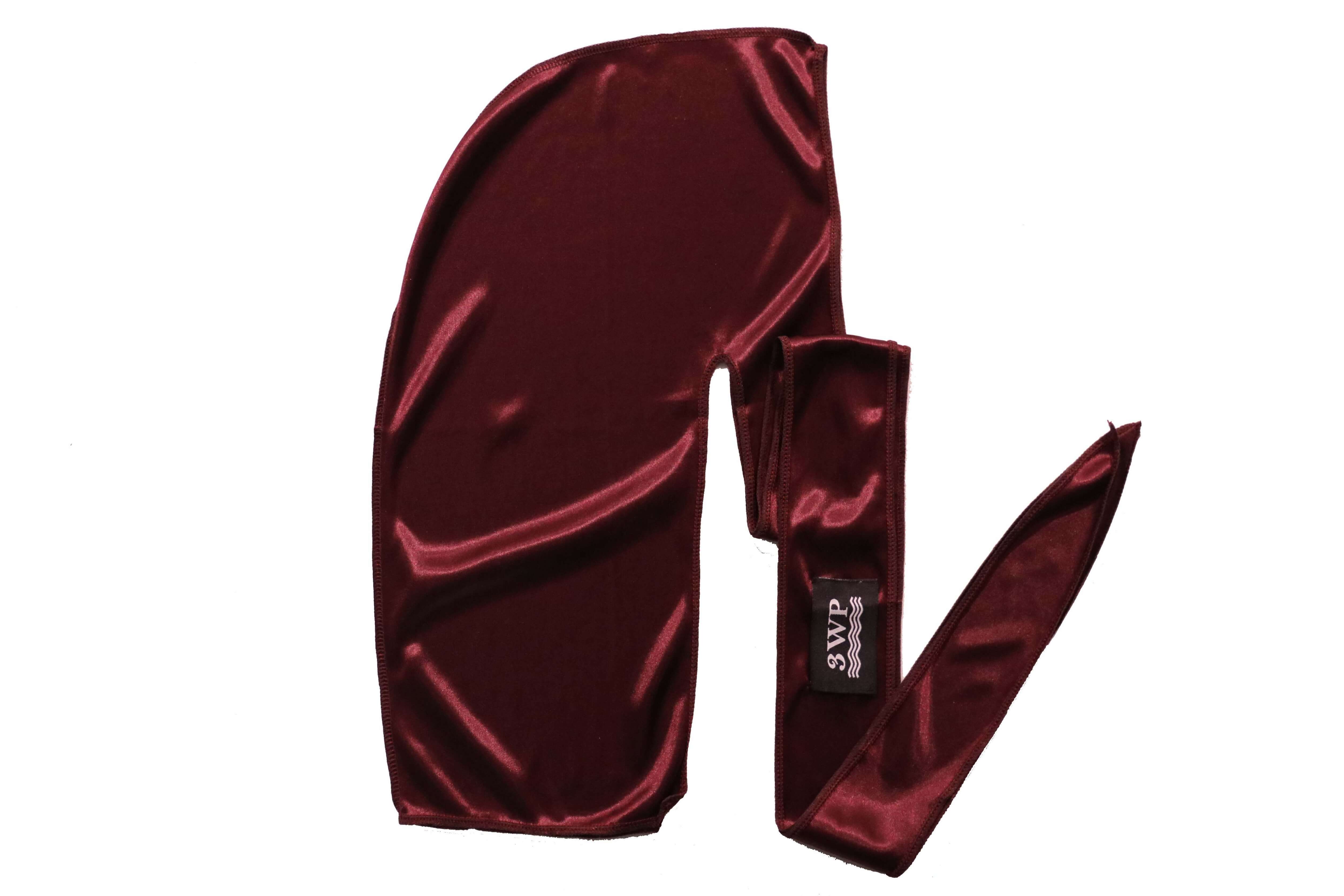 Burgundy Silky Durag