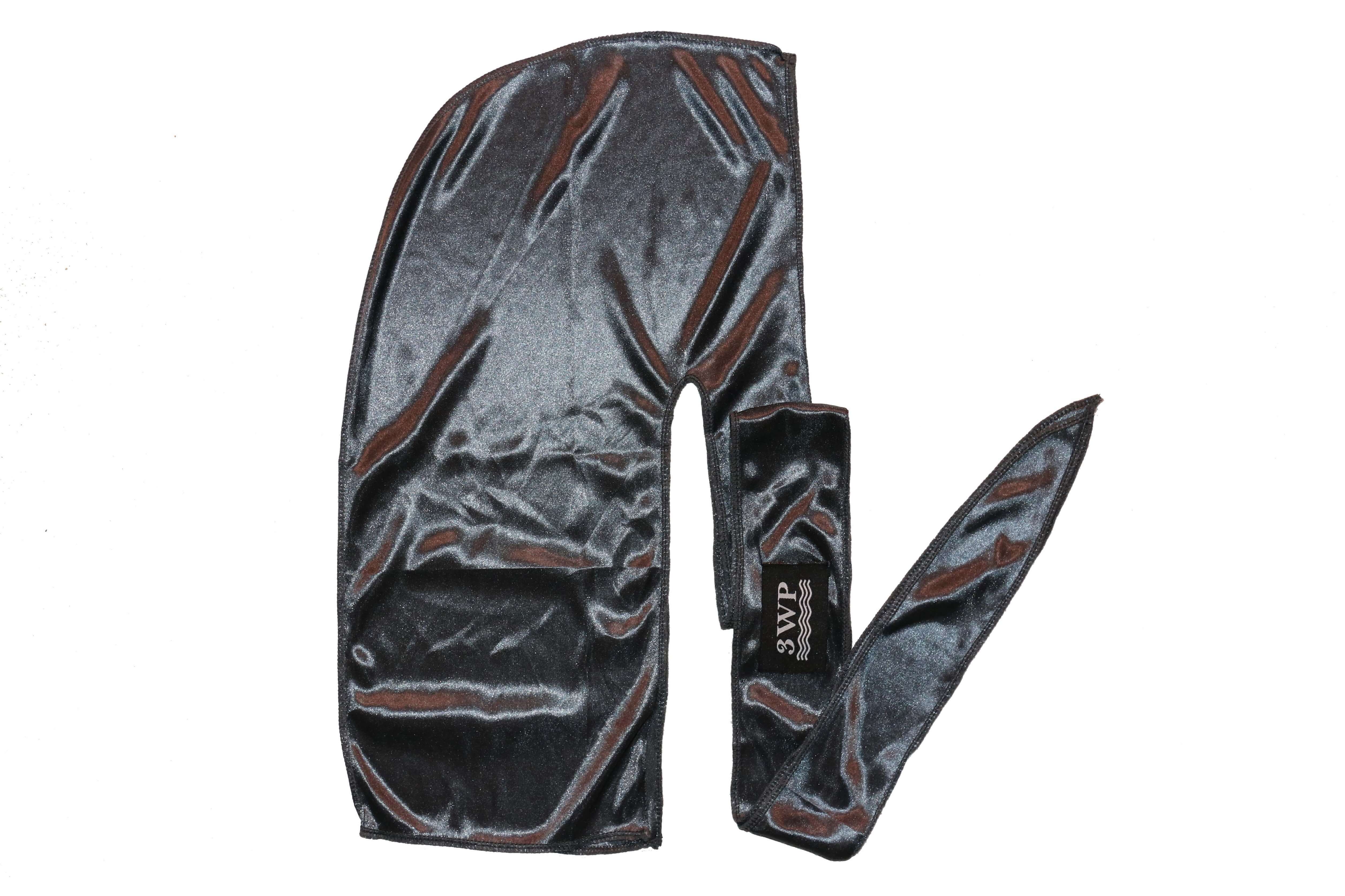 Dark Grey 3WP Silky durag