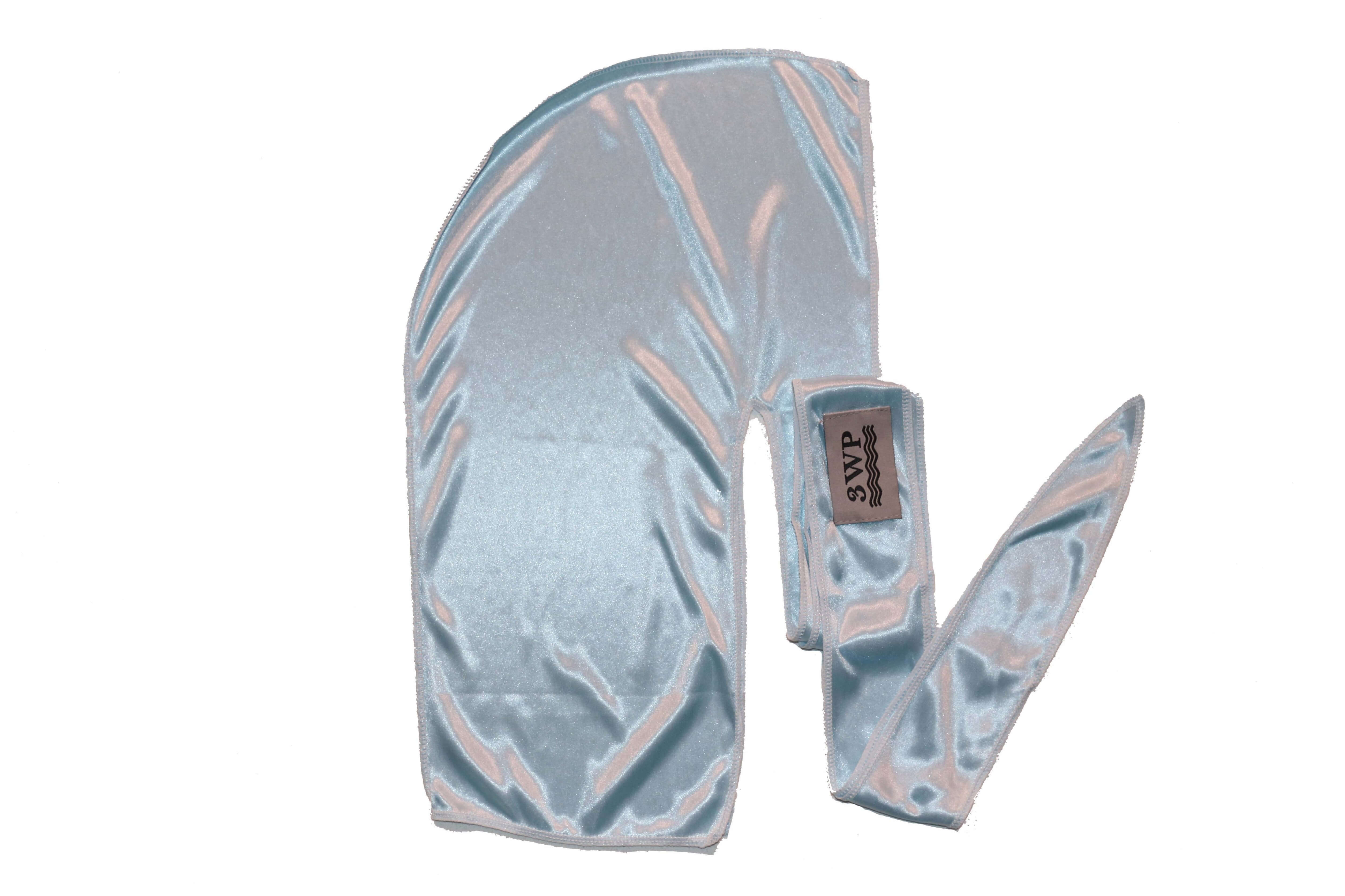 Baby blue 3WP silky durag
