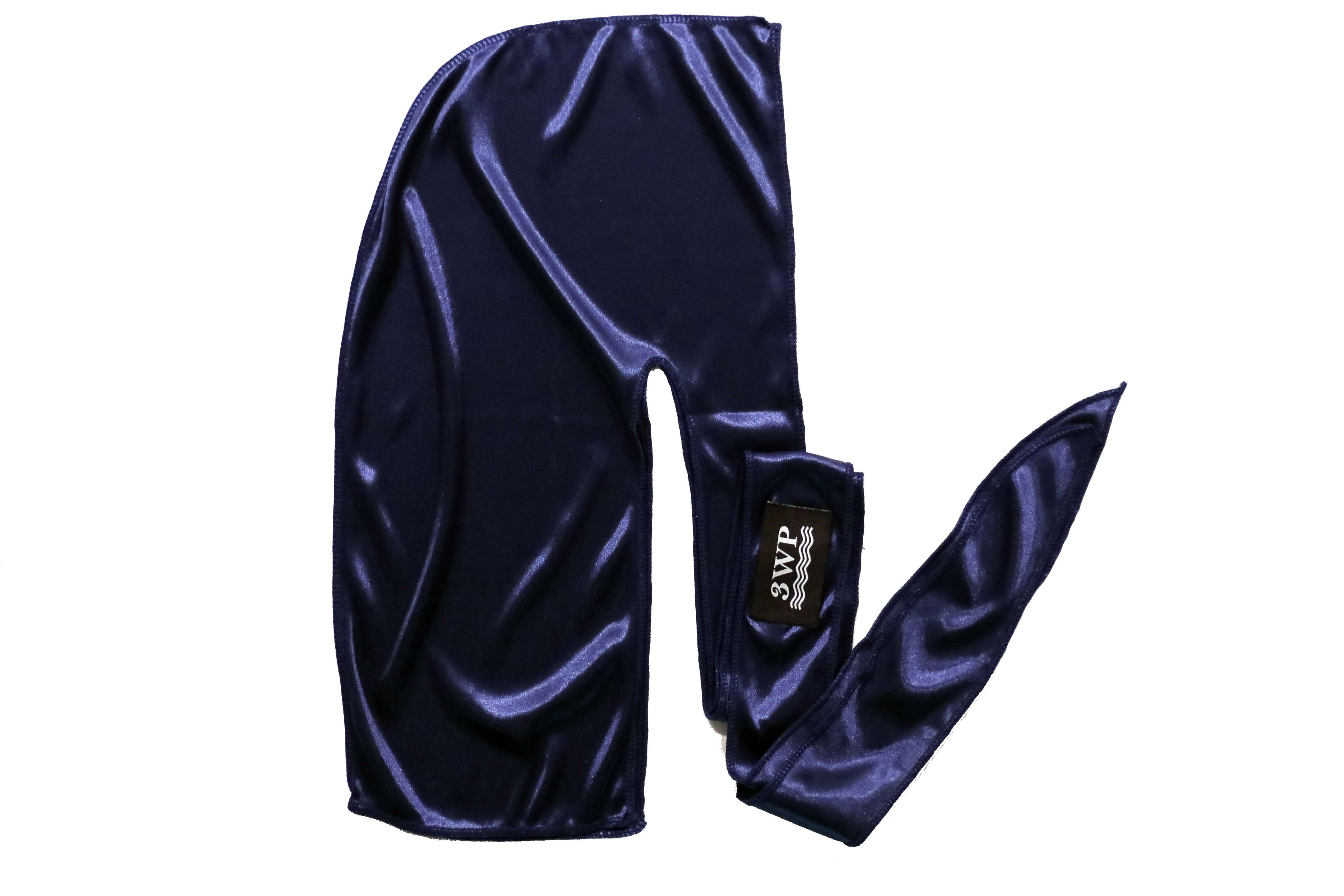 Navy blue 3wp silky durag