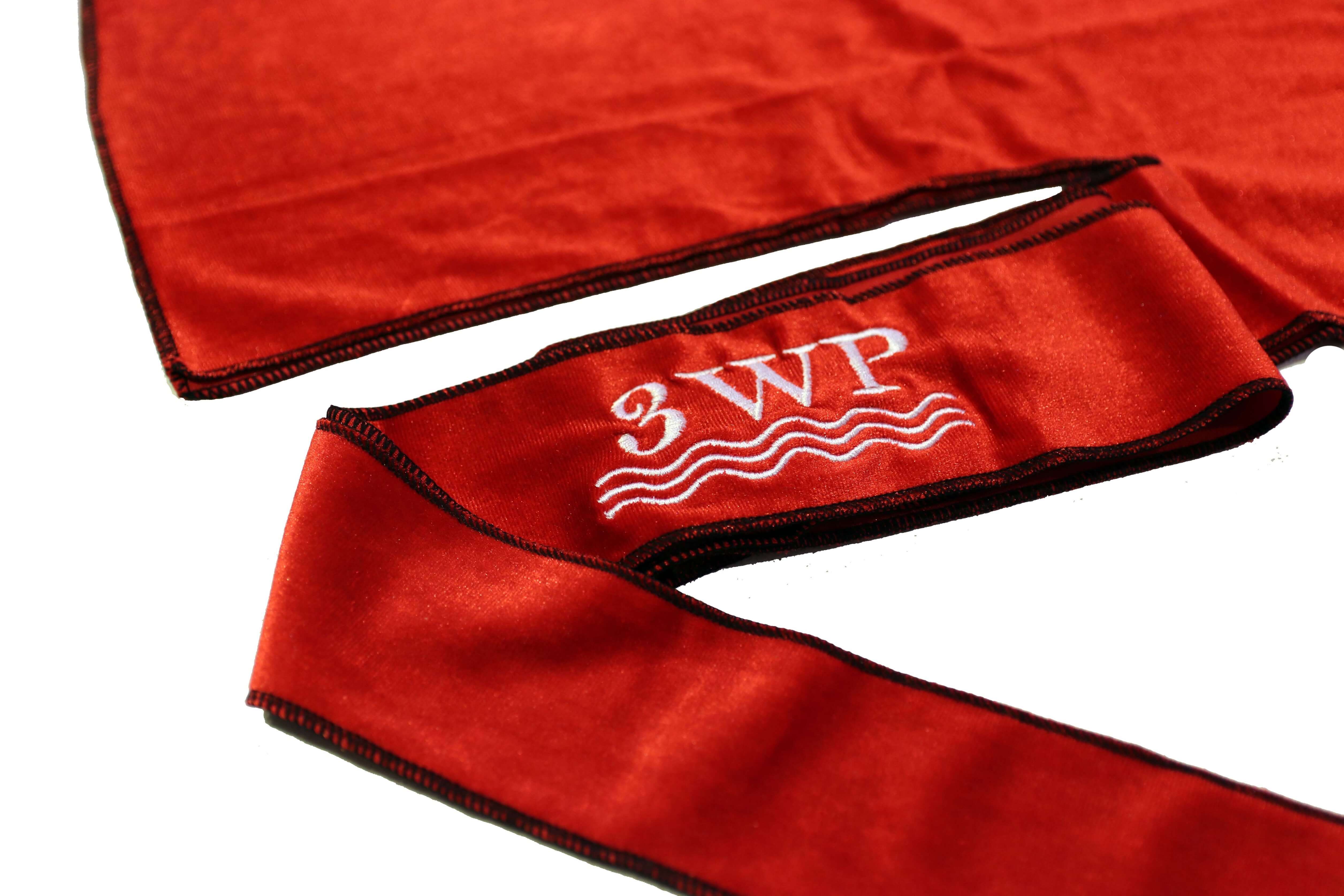 Red Velvet Durag Black Stiching