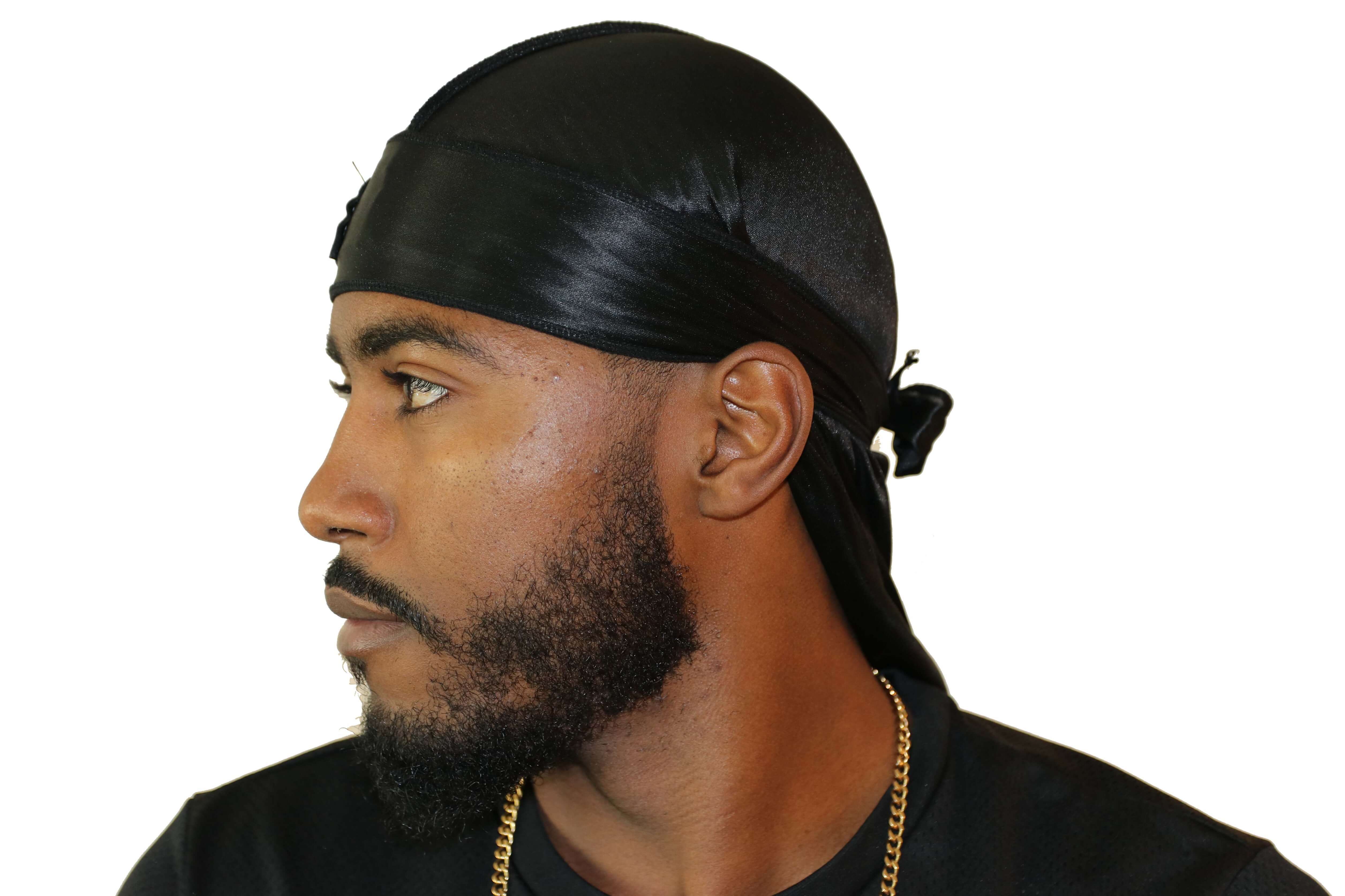 Black 3WP Silky Durag