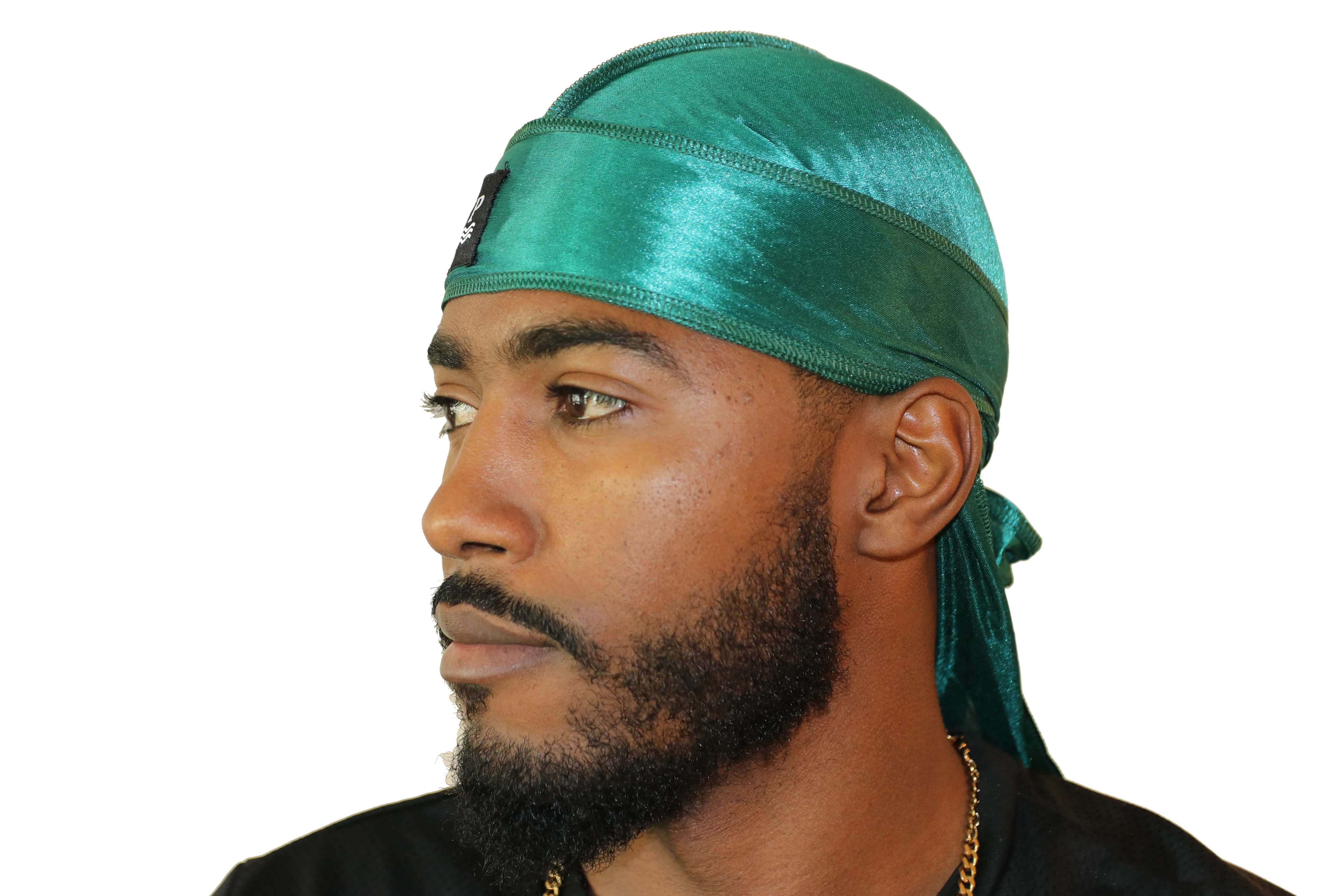 Emerald Green 3WP Silky Durag