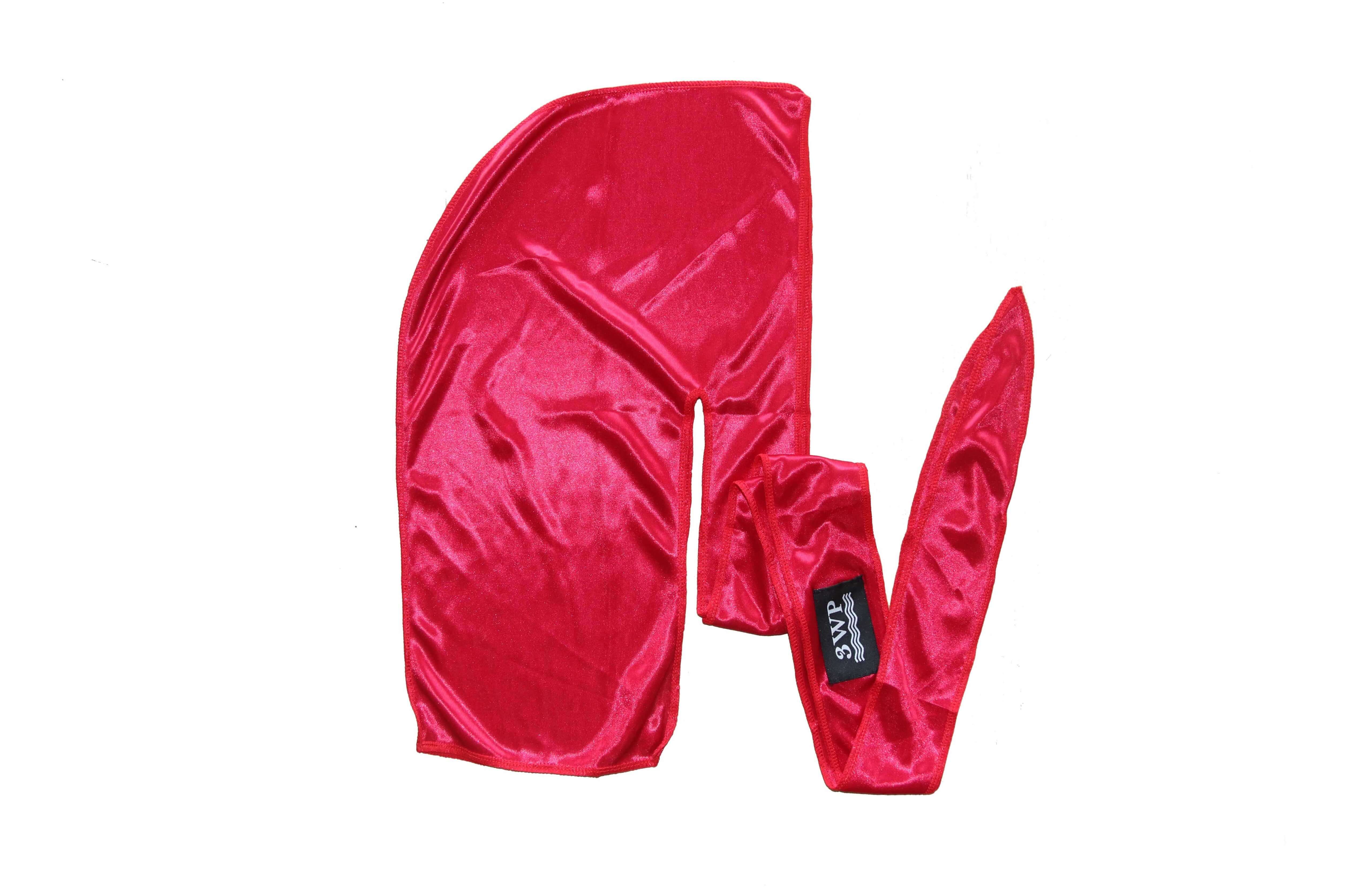 3WP Red Silky Durag