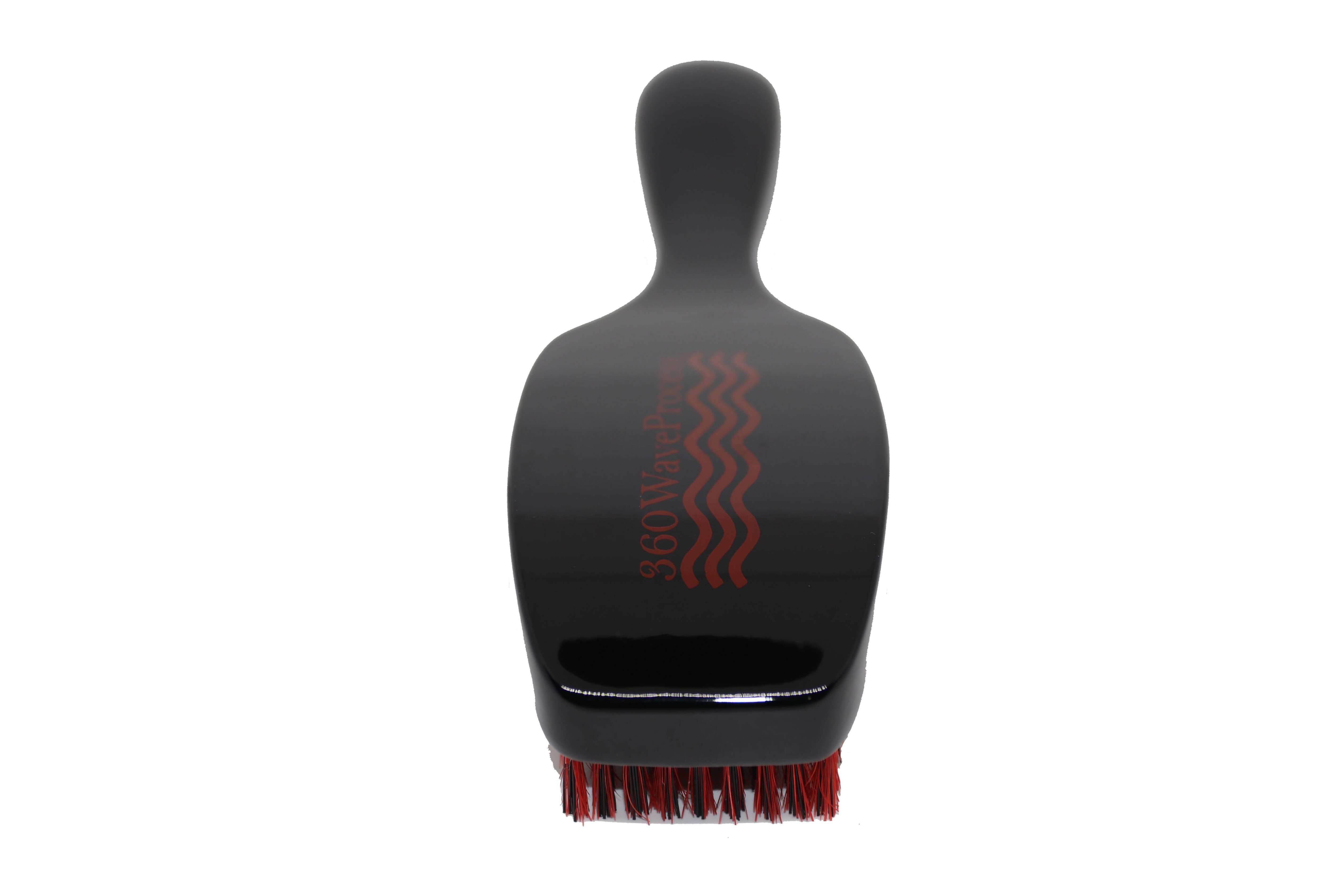 3WP Curved gloss black 360 Wave Fork Breaker Brush handle
