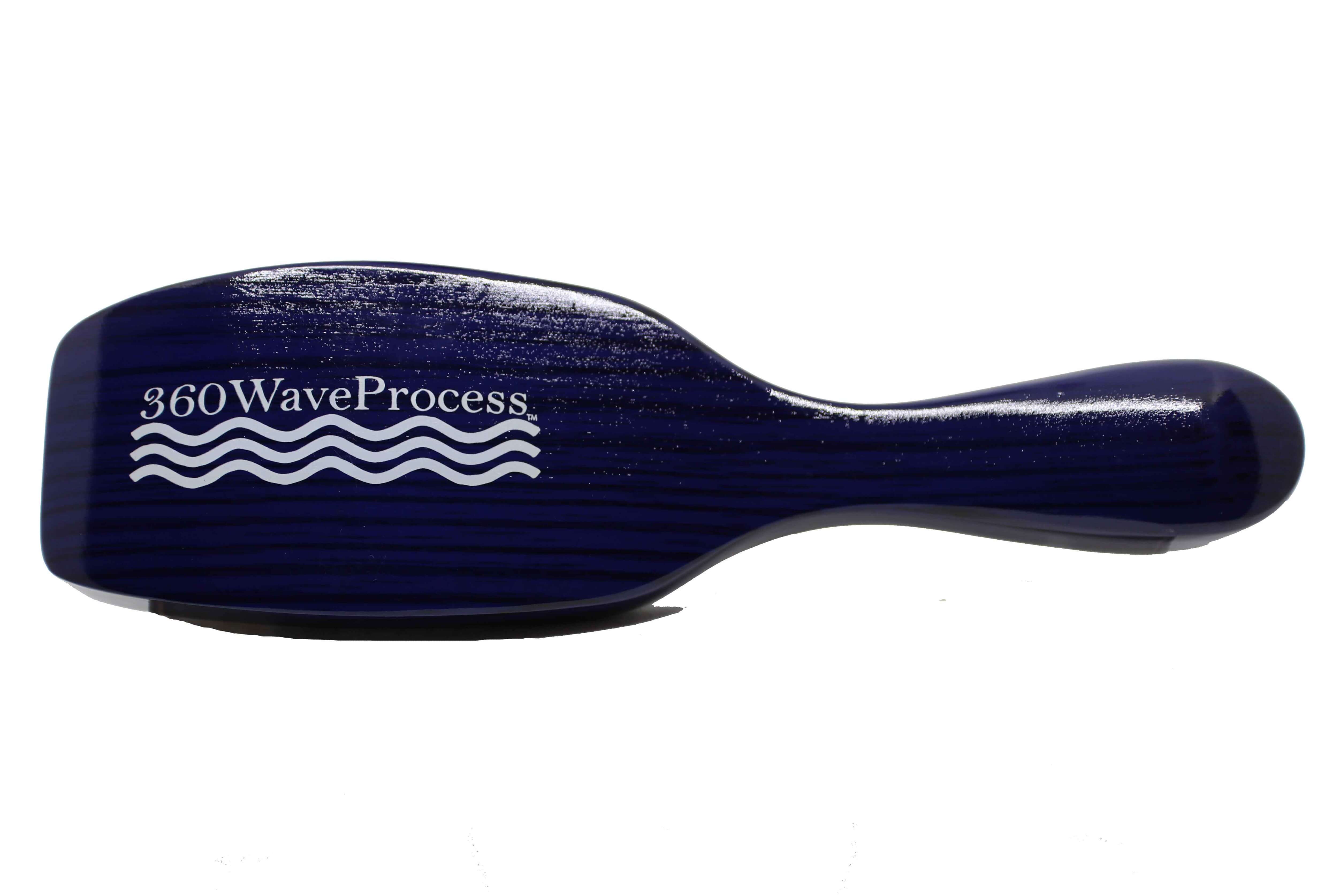3WP Curved gloss blue 360 Wave Fork Breaker Brush handle