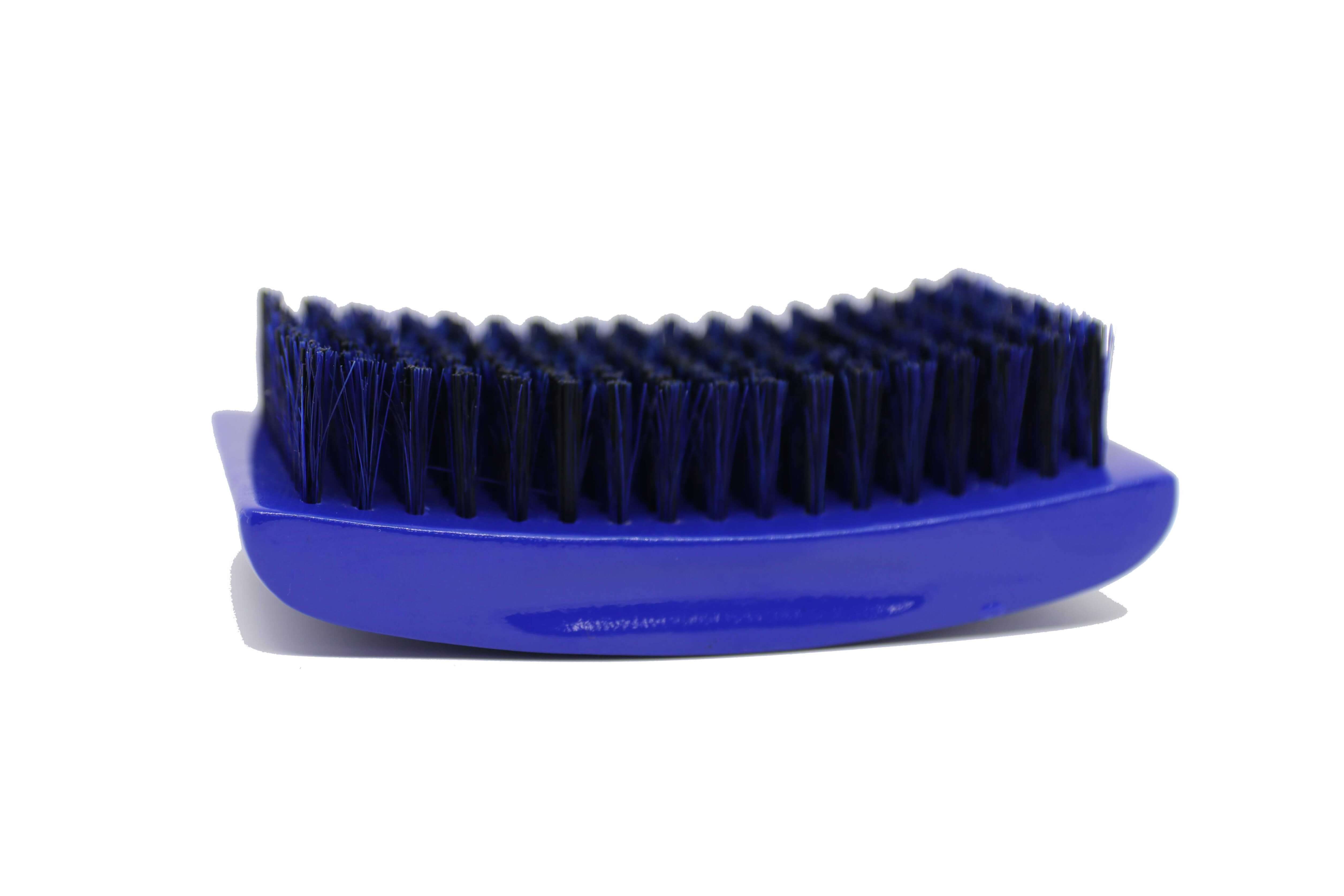 3WP s line Curved gloss blue 360 Wave Fork Breaker Brush