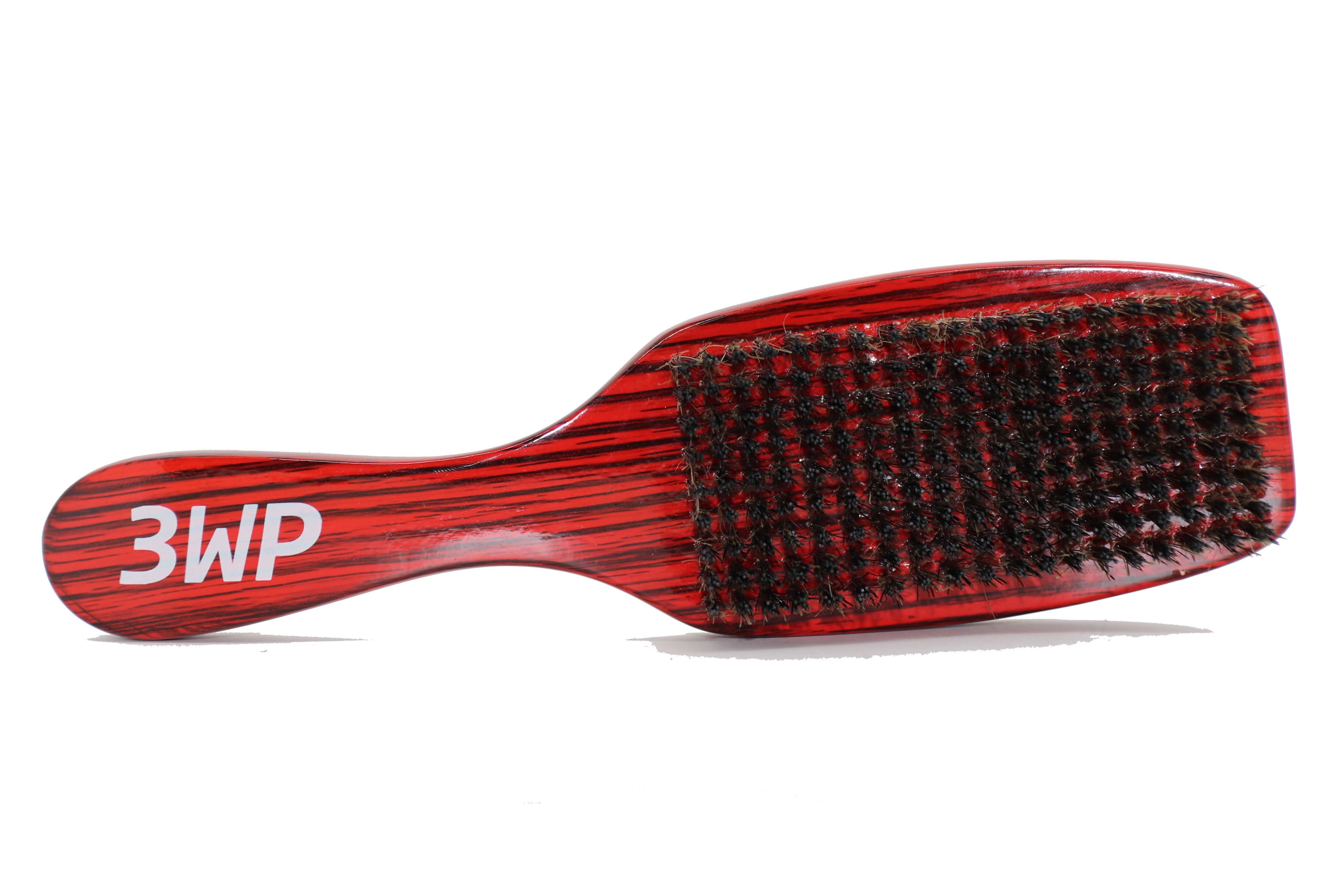 3WP Curved gloss red 360 Wave Fork Breaker Brush handle s line