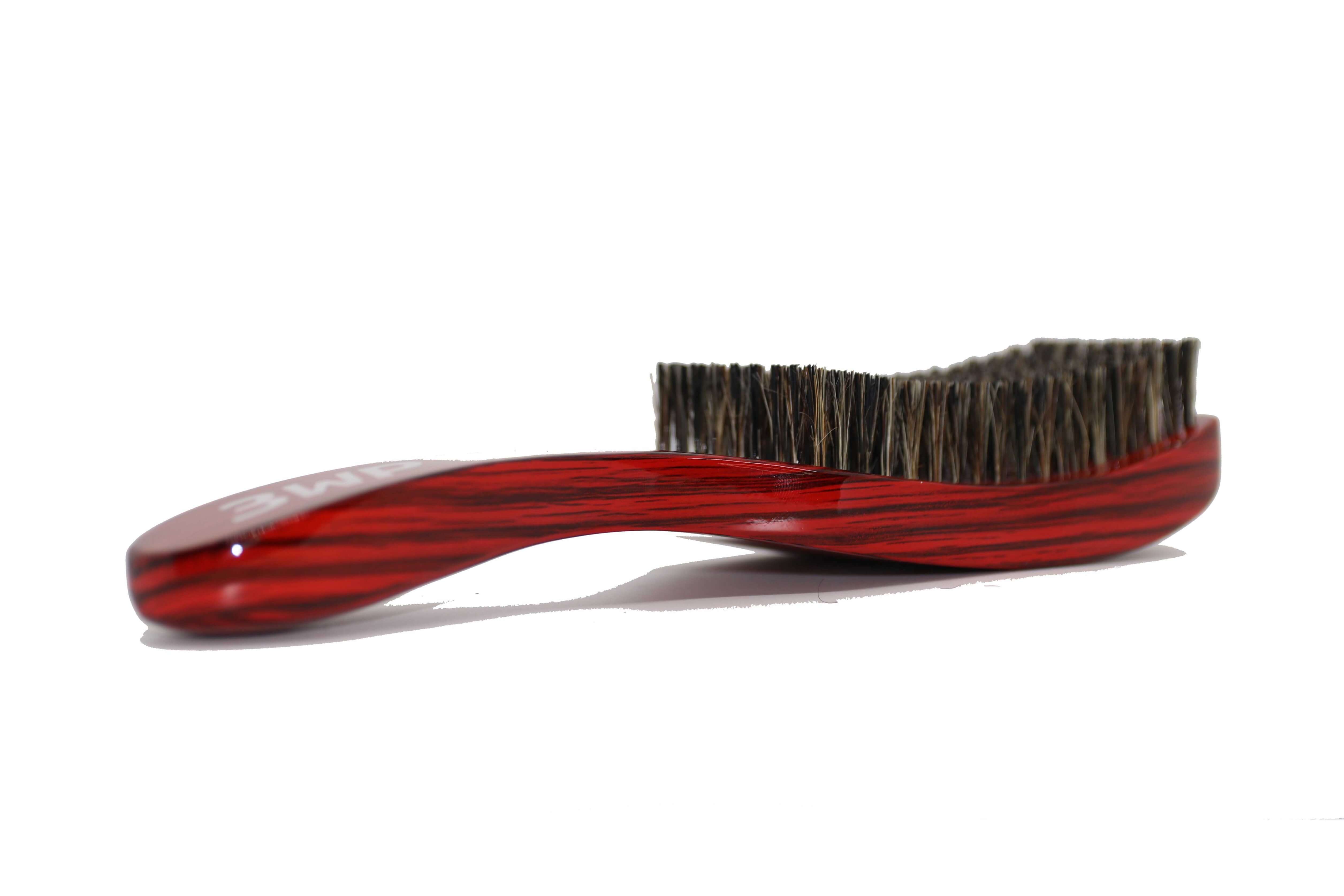 3WP Curved gloss red 360 Wave Fork Breaker Brush handle s line