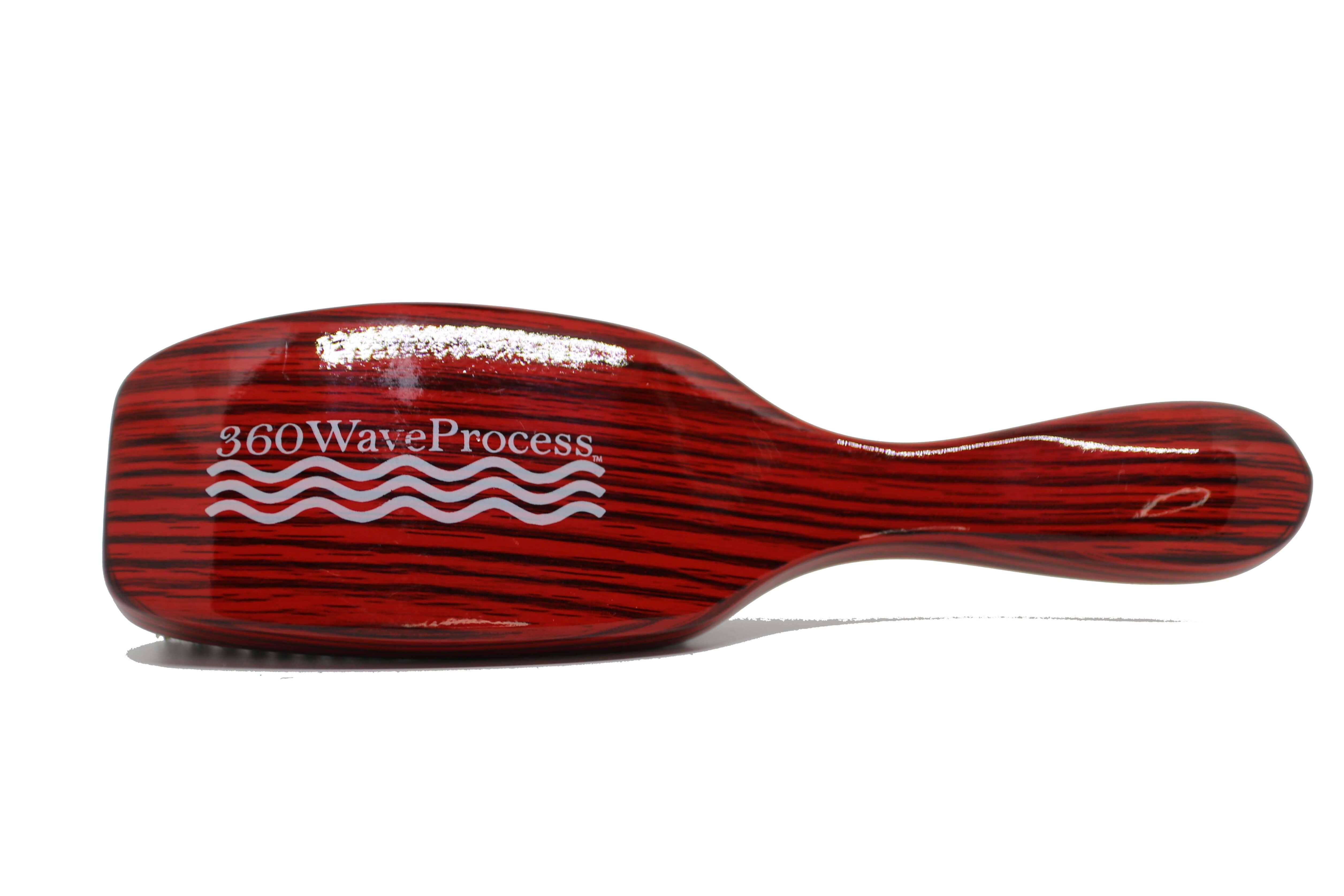 3WP Curved gloss red 360 Wave Fork Breaker Brush handle s line