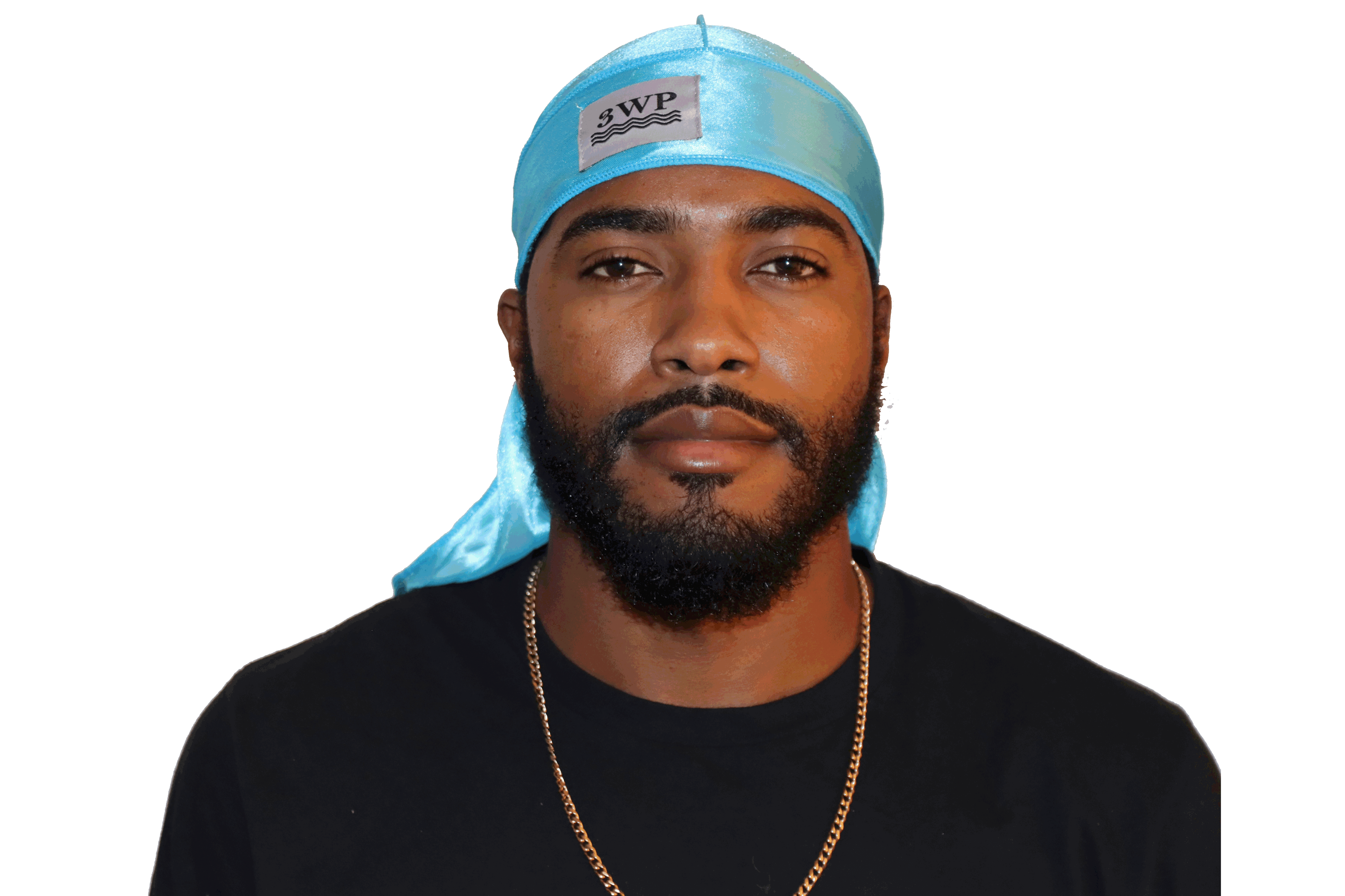 3WP Aqua blue Silky Durag