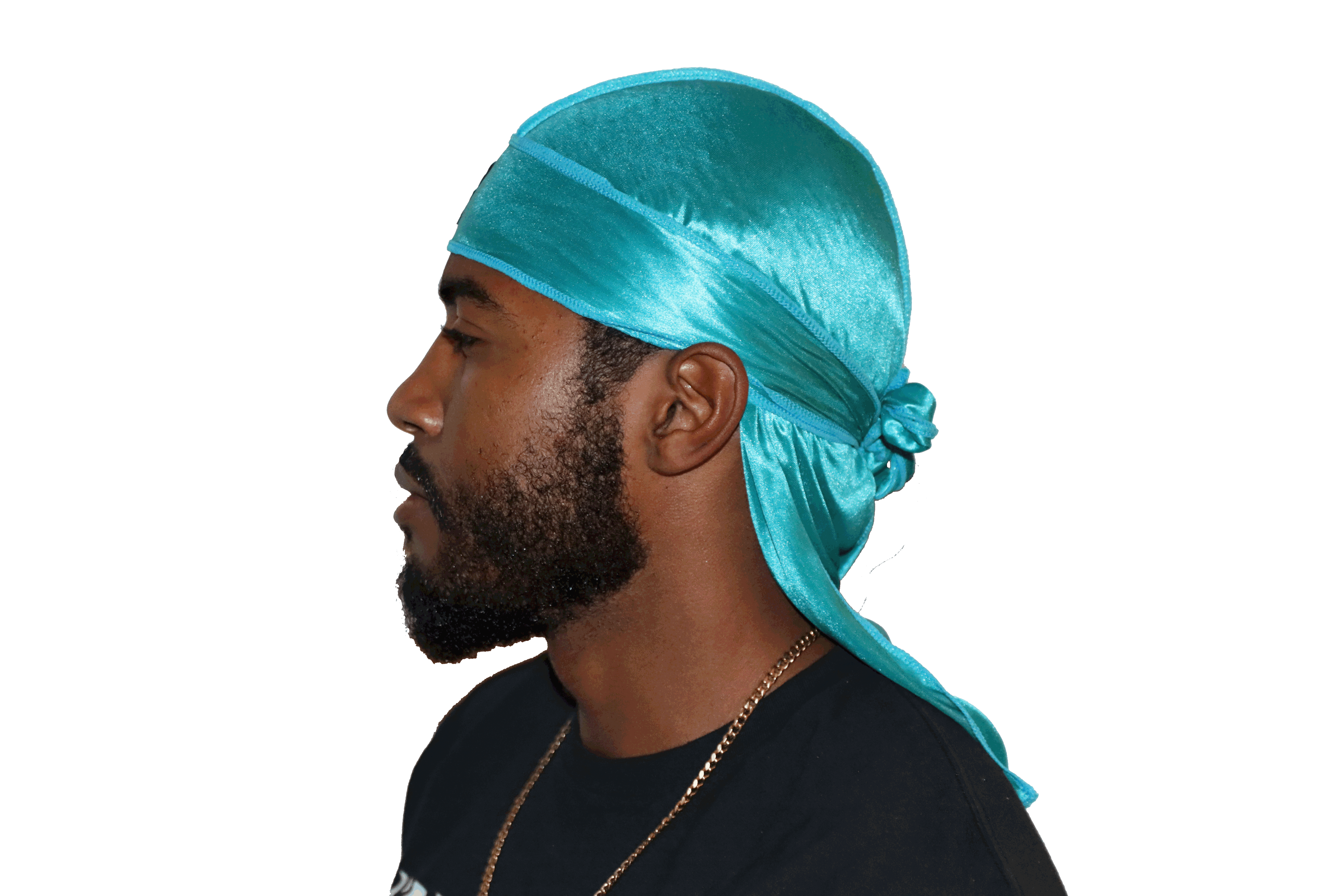 3WP Teal Silky Du-rag